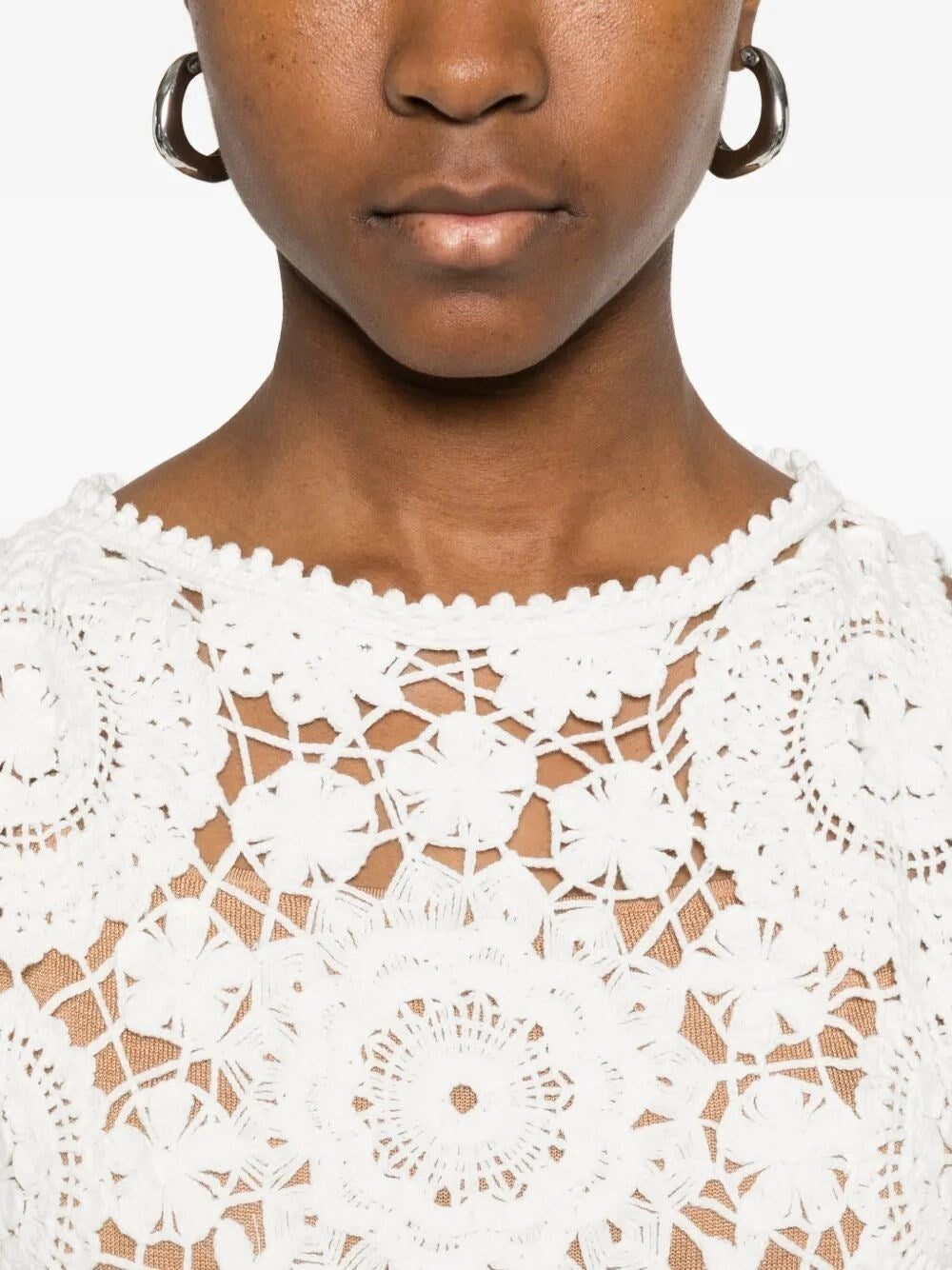 Self-Portrait Women Crochet Maxi Dress SELF-PORTRAIT