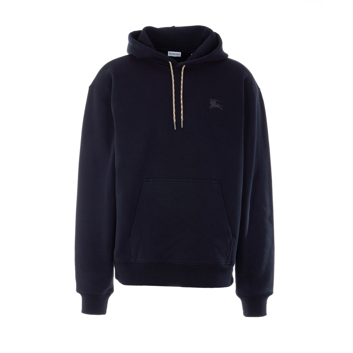 Burberry Men Ekd Hoodie With Check Patch BURBERRY
