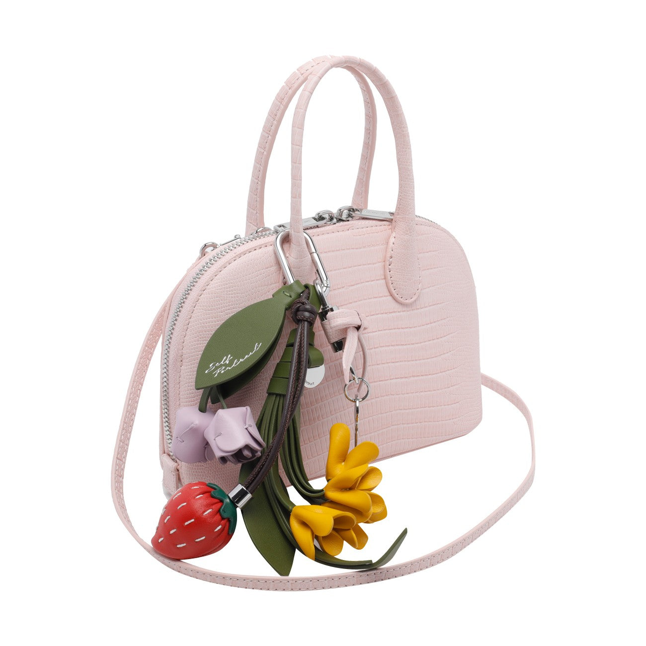 Self Portrait Women Embossed Leather Mini Bag SELF-PORTRAIT
