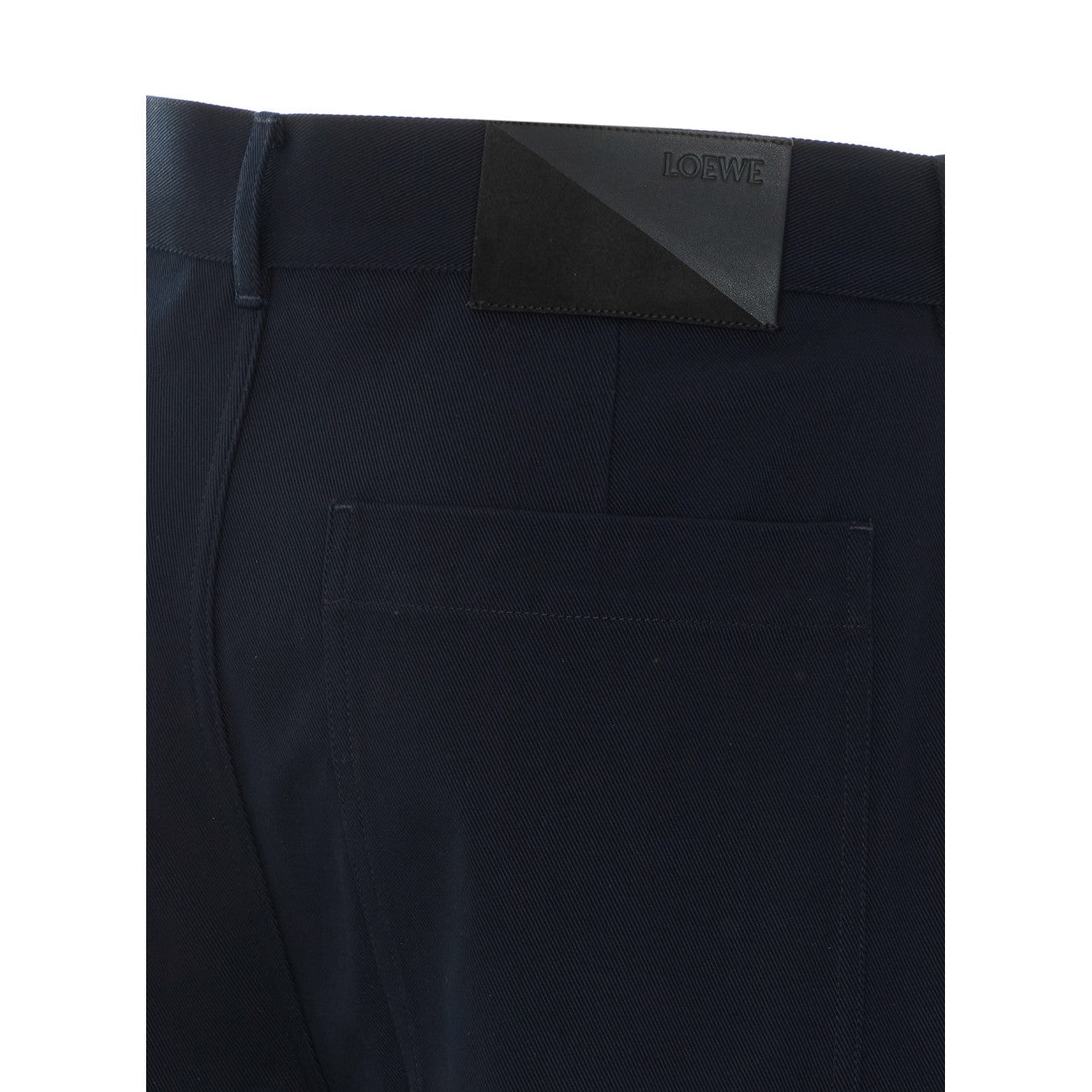 Loewe Men Embroidered Double L Pants LOEWE