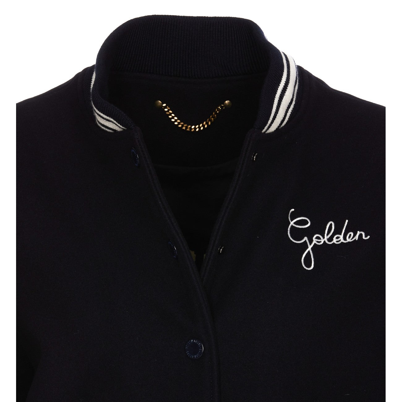 Golden Goose Women Embroidered Golden Logo Bomber GOLDEN GOOSE