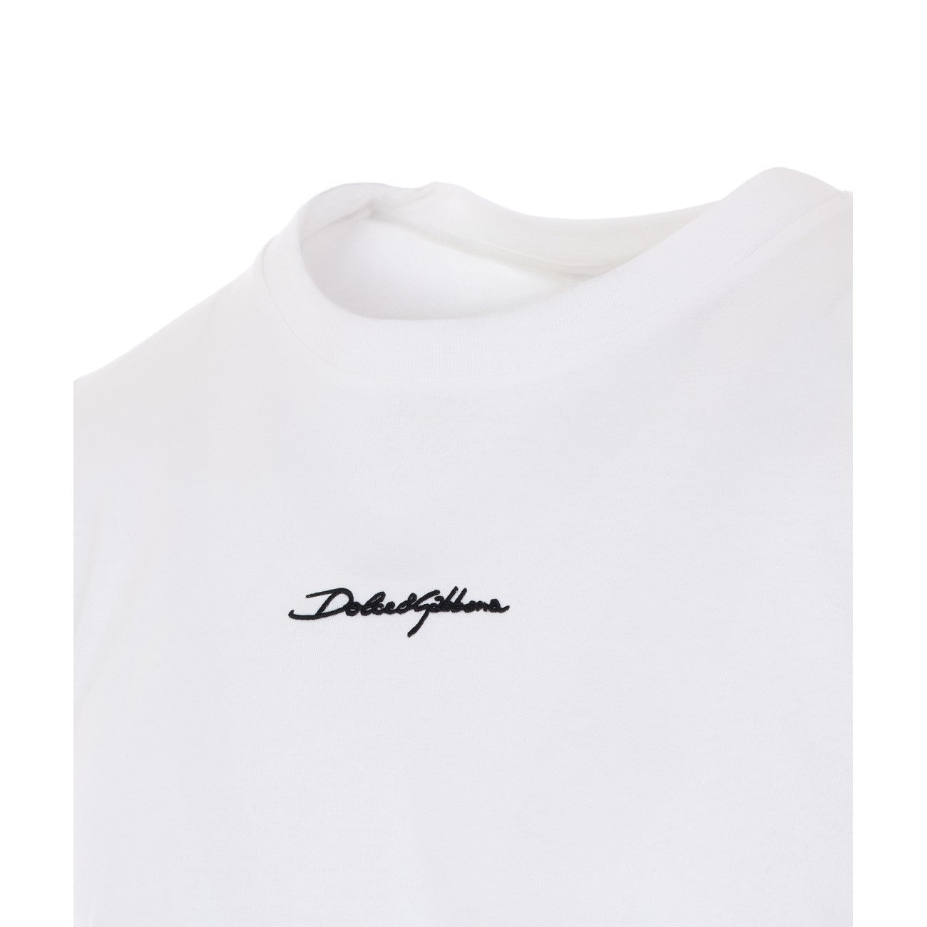 Dolce&Gabbana Men Embroidered Patch Logo T-Shirt DOLCE & GABBANA