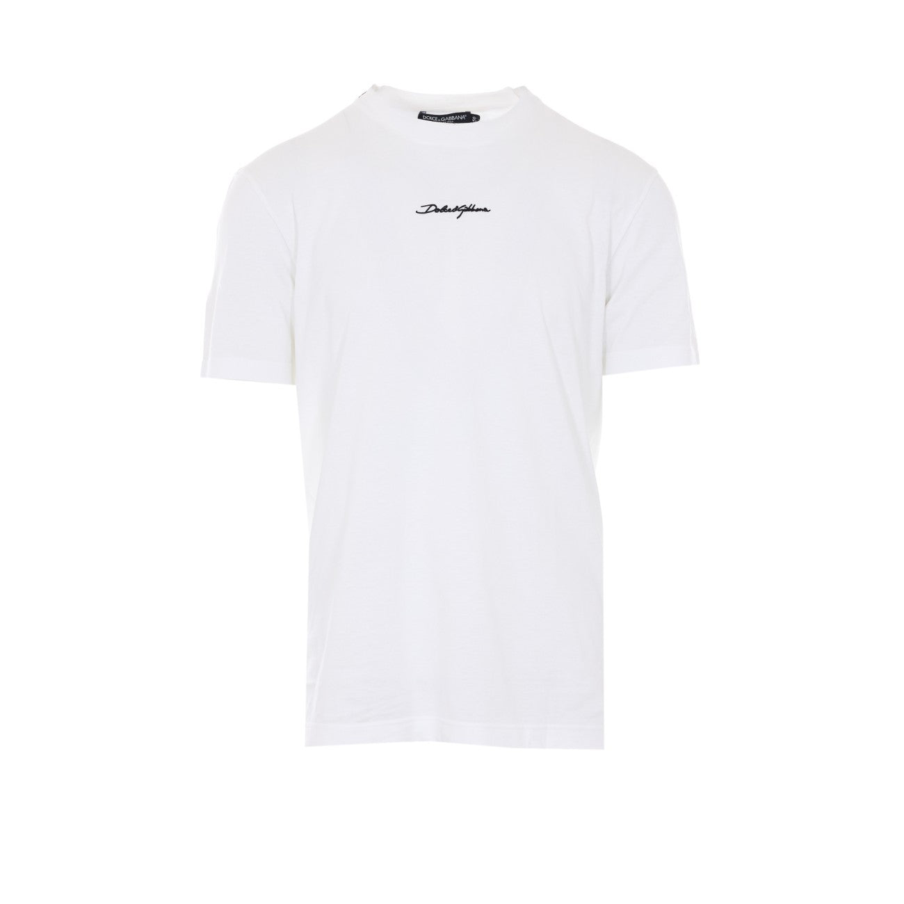 Dolce&Gabbana Men Embroidered Patch Logo T-Shirt DOLCE & GABBANA