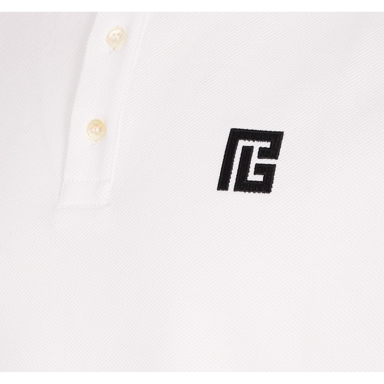 Balmain Men Embroidered Pb Logo Polo BALMAIN