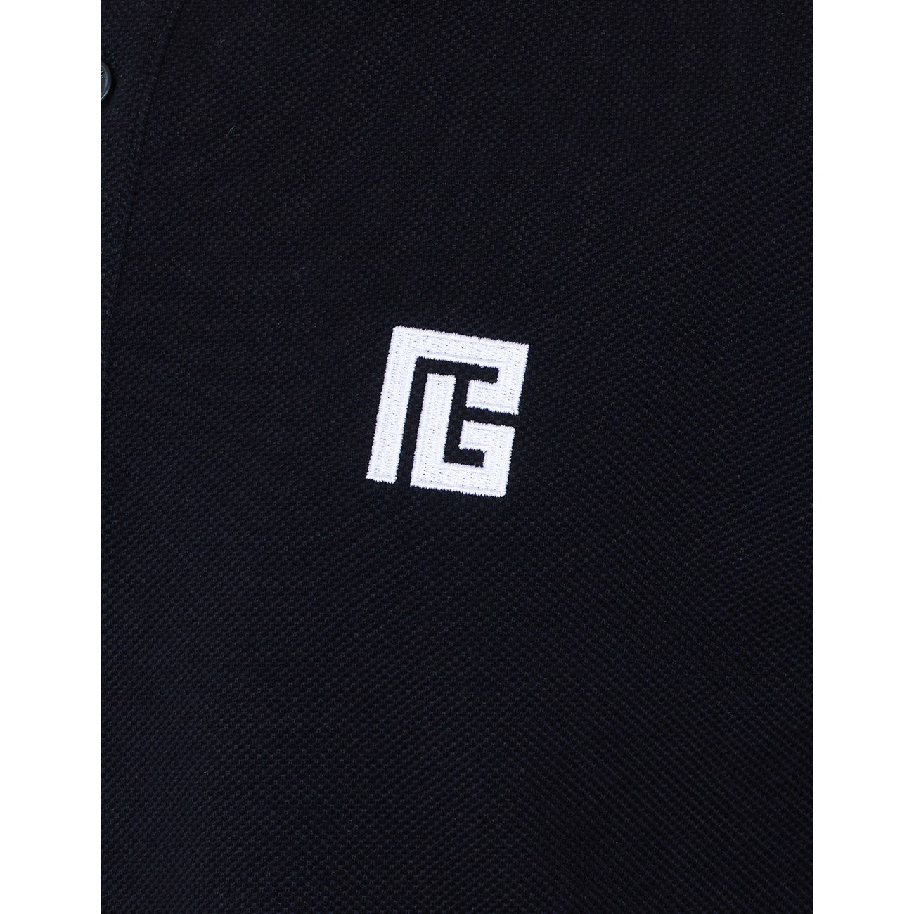 Balmain Men Embroidered Pb Logo Polo BALMAIN