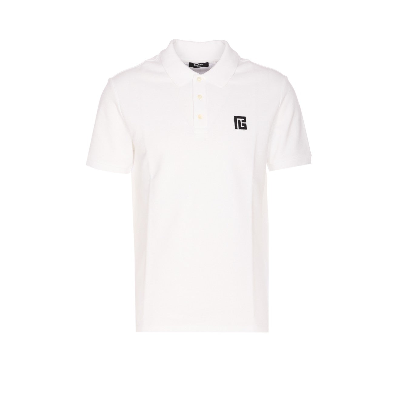 Balmain Men Embroidered Pb Logo Polo BALMAIN