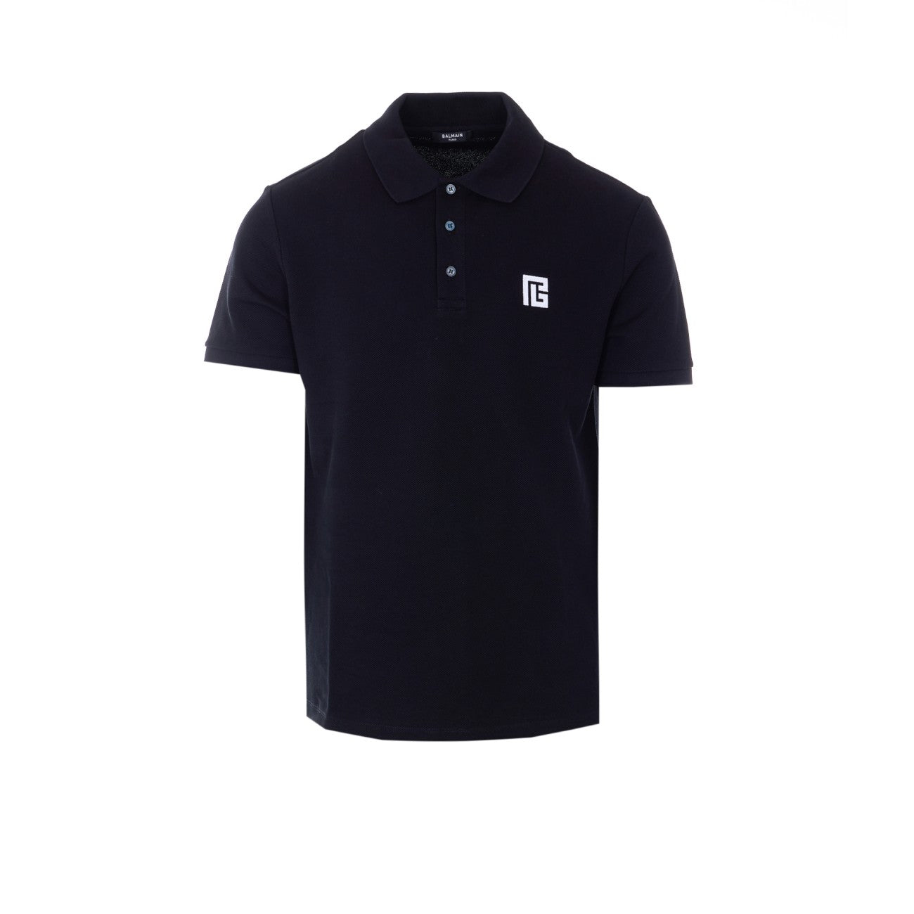 Balmain Men Embroidered Pb Logo Polo BALMAIN