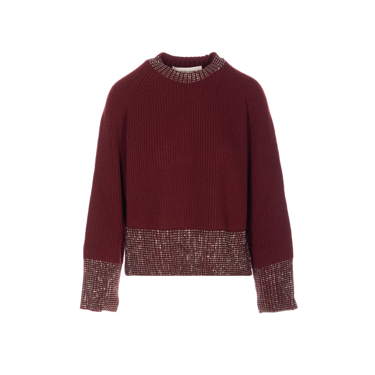 Golden Goose Women Embroidered Rhinestones Sweater GOLDEN GOOSE