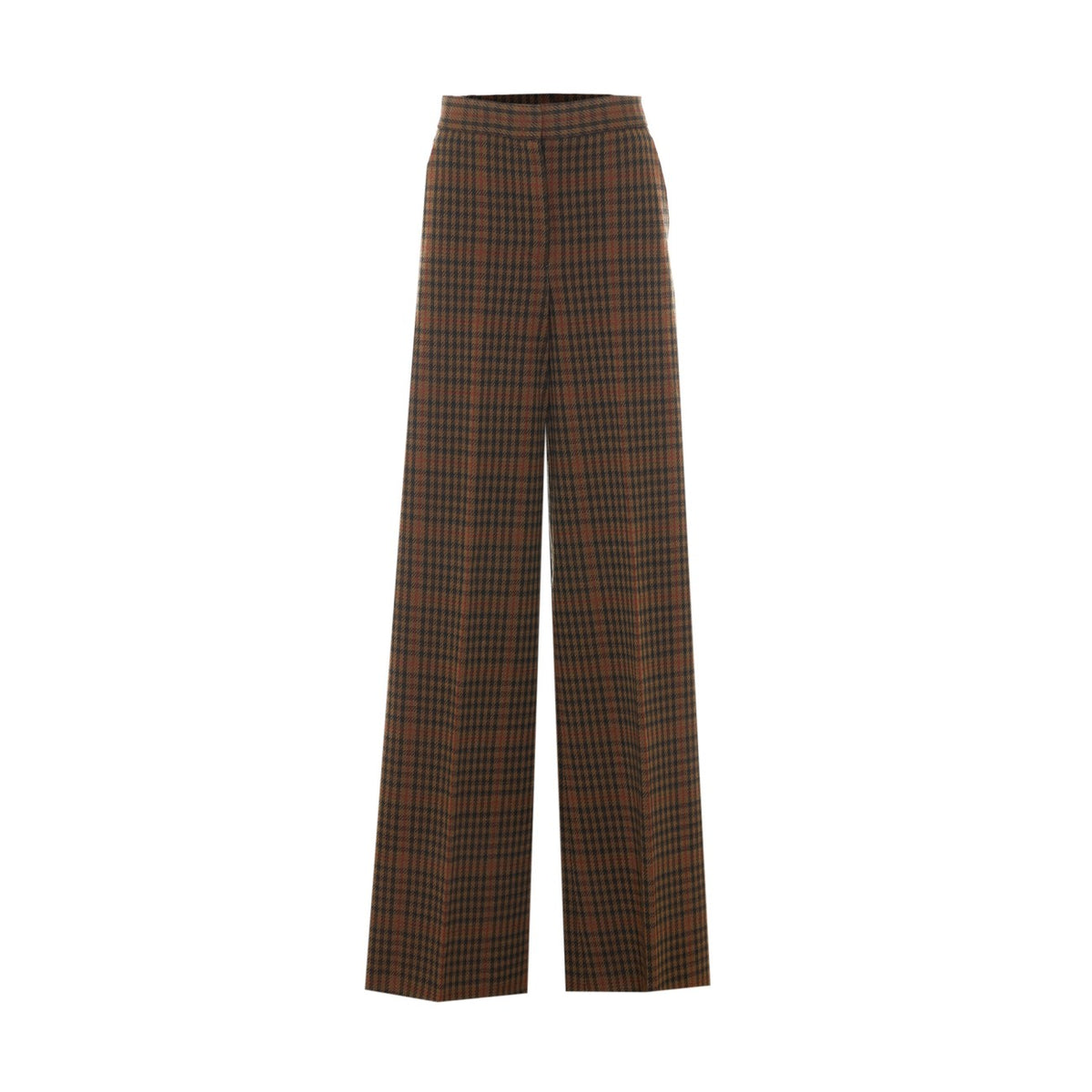 Max Mara Women Emiro Prince Of Wales Jersey Loose-Fitting Trousers MAX MARA