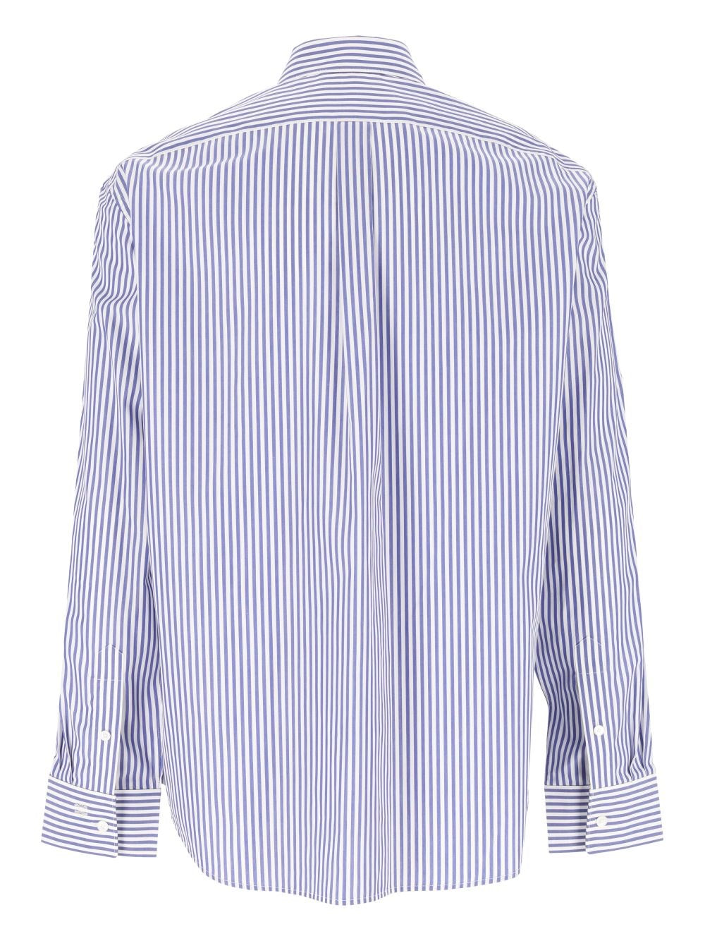 Celine Men Striped Cotton Shirt CELINE