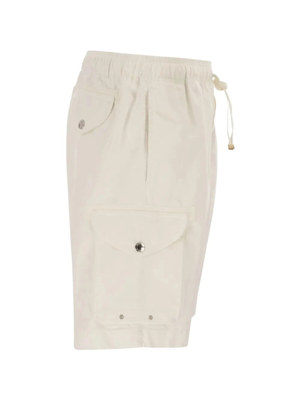Brunello Cucinelli Men Gabardine Bermuda BRUNELLO CUCINELLI