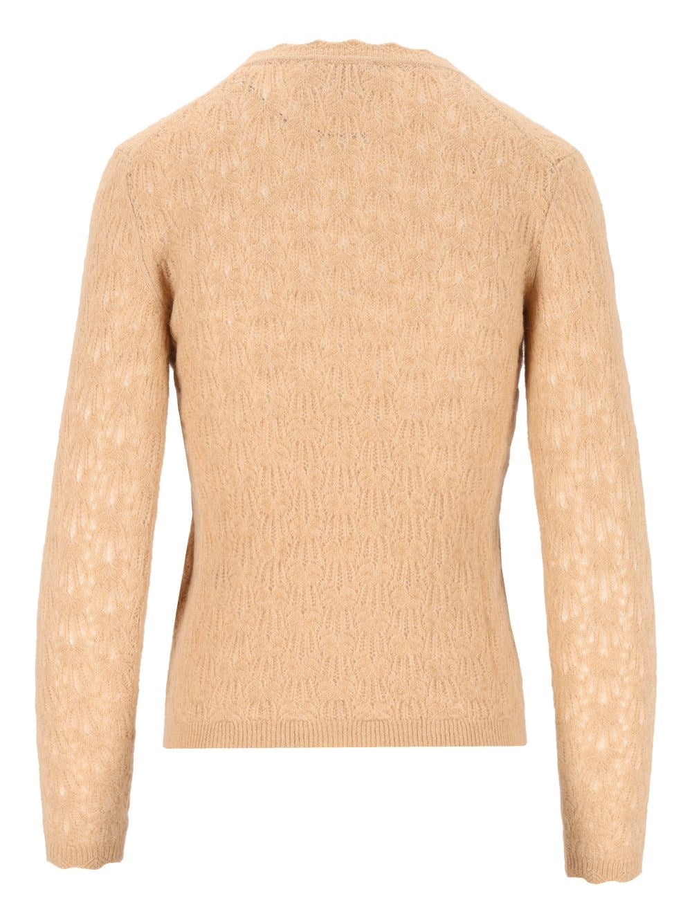 Marant Etoile Women "Obeline-Gb" Open-Work Crewneck Sweater ISABEL MARANT ETOILE