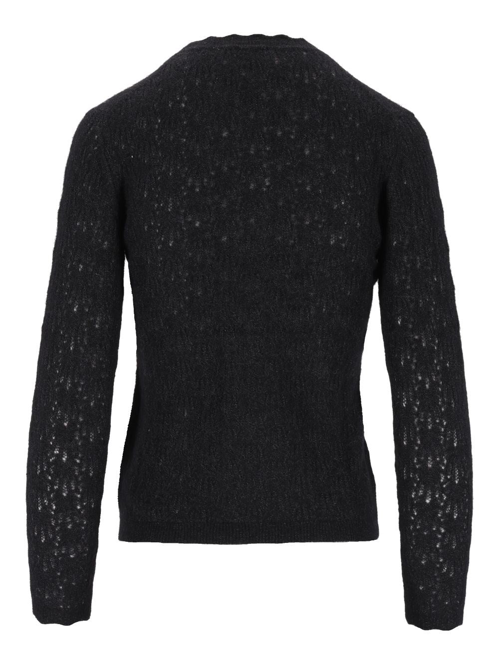 Marant Etoile Women "Obeline-Gb" Open-Work Crewneck Sweater ISABEL MARANT ETOILE