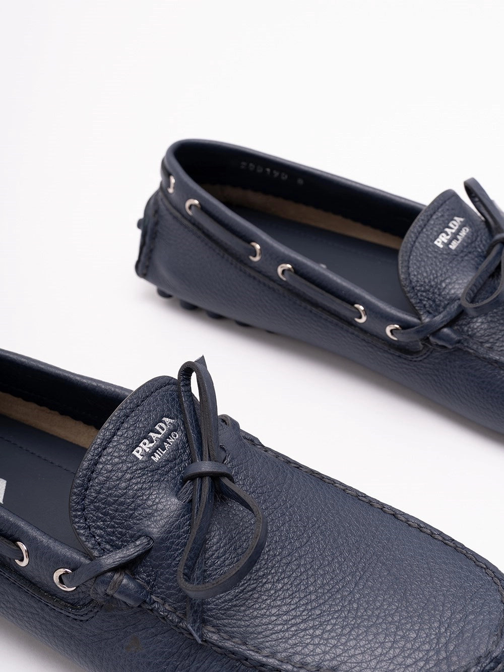 Prada Men Leather `Driver` Loafers PRADA