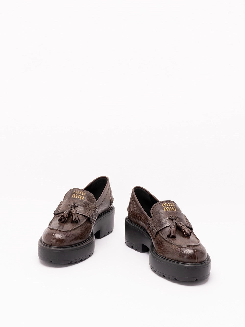 Miu Miu Women Leather Loafers MIU MIU
