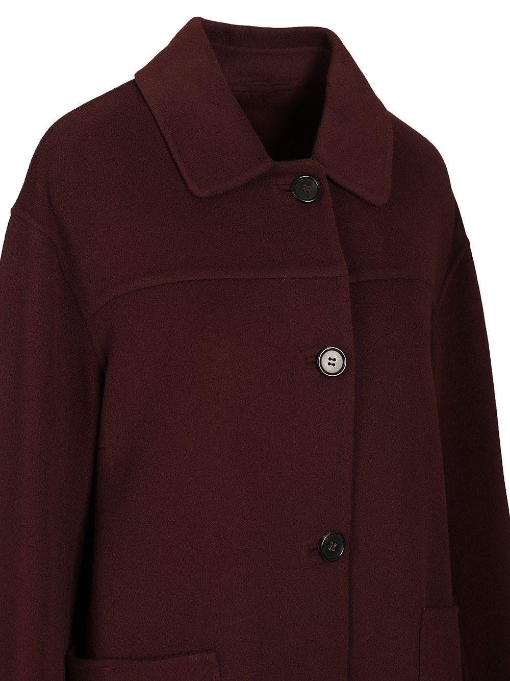 'S Max Mara Women Short Wool Drap Coat S MAX MARA