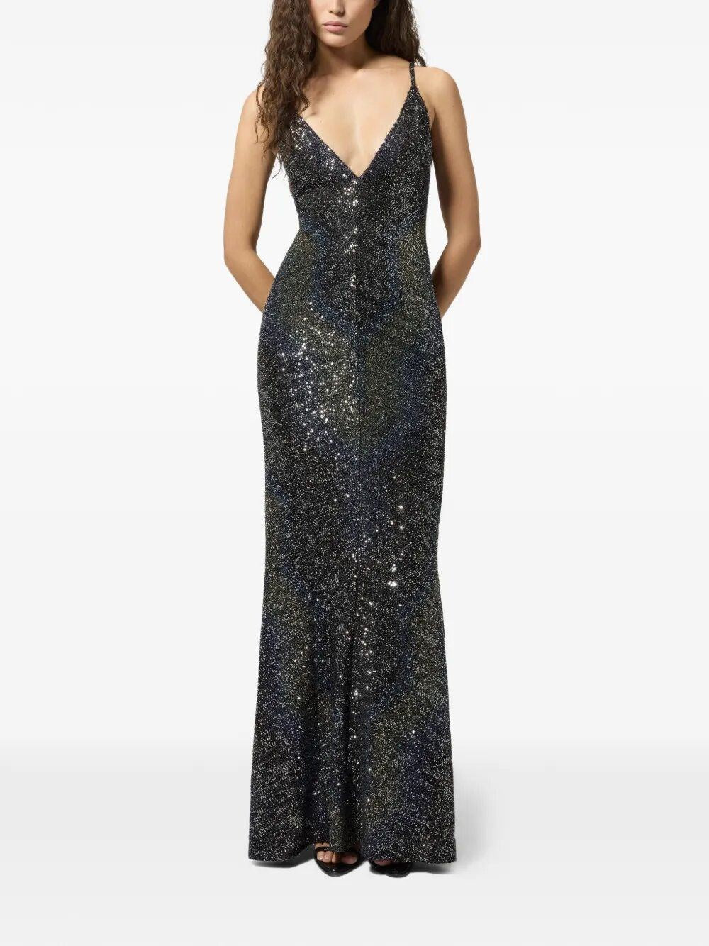 Missoni Women Long Dress With Low Back And Sequins MISSONI