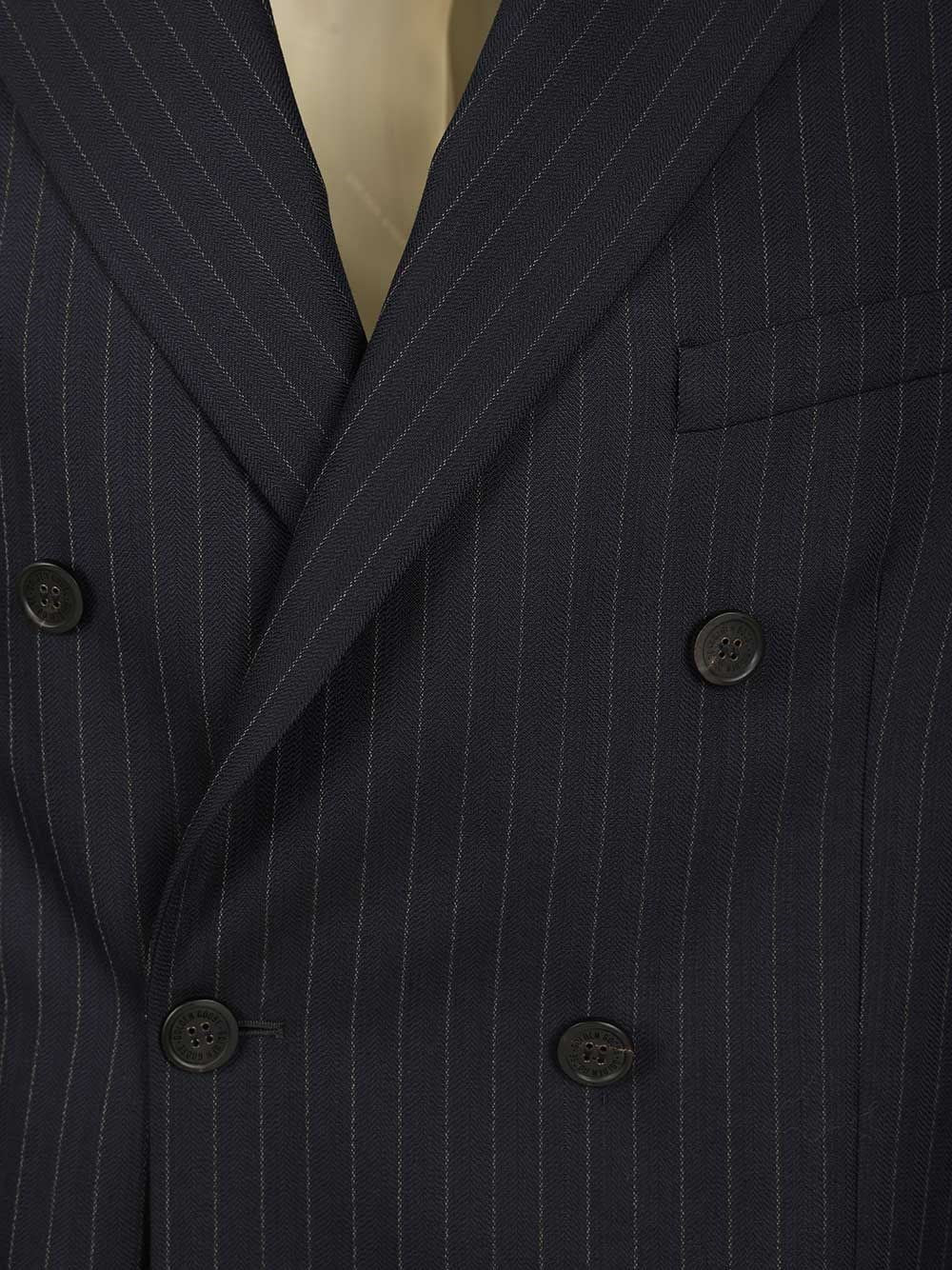 Golden Goose Men Double-Breasted Blazer In Pinstriped GOLDEN GOOSE