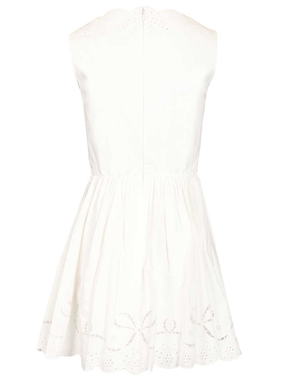 Self-Portrait Women White Mini Dress SELF-PORTRAIT