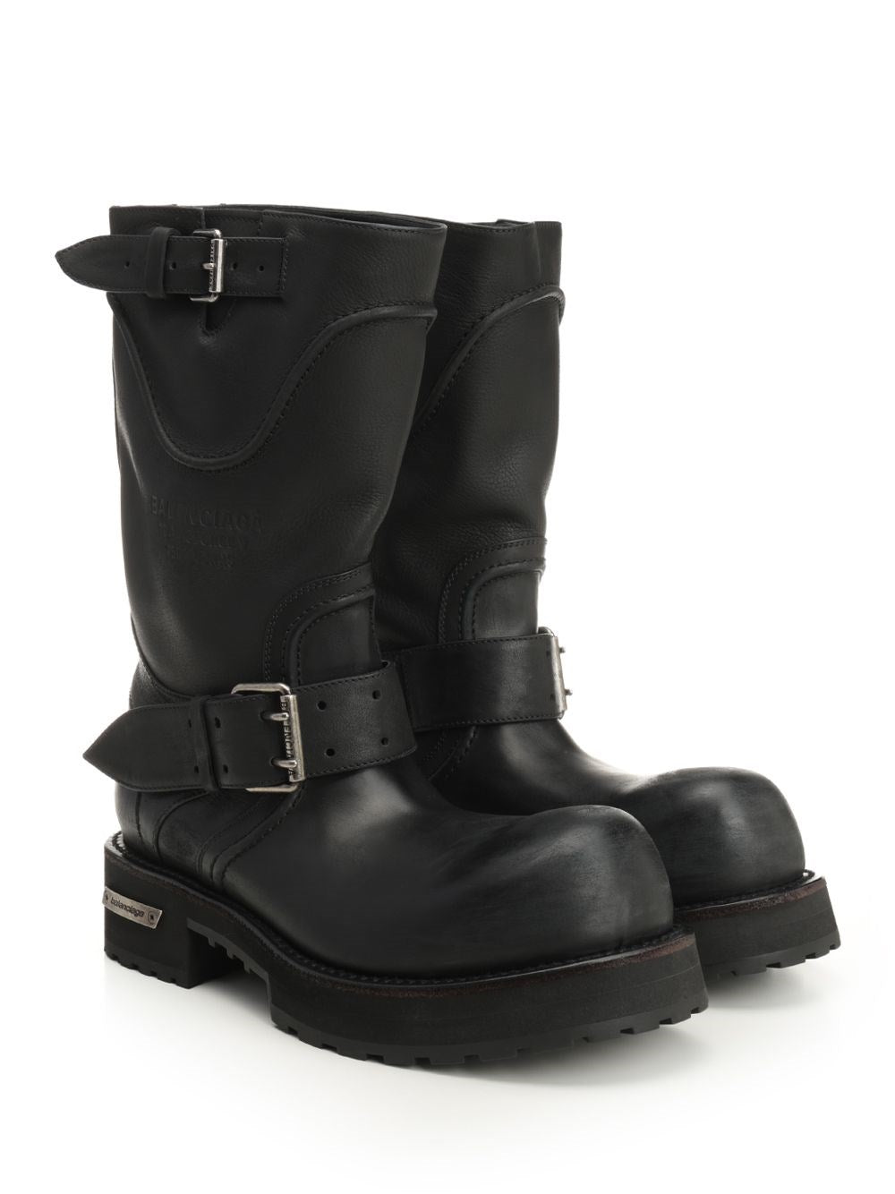 Balenciaga Men "Venom" Leather Boots BALENCIAGA