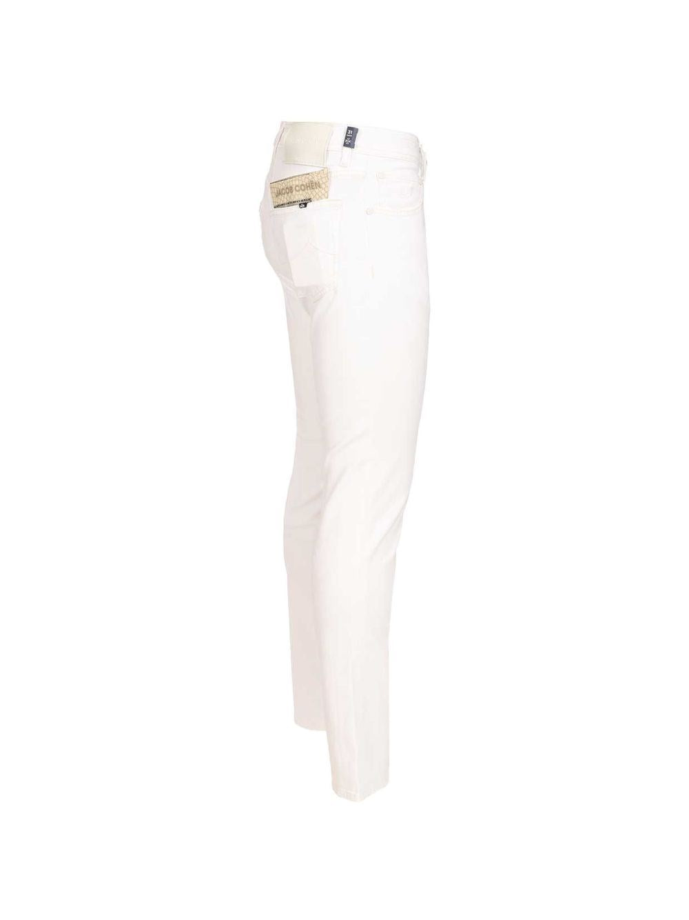 Jacob Cohen Men Pant 5 Pkt Slim Fit Nick L1 Salpa Bianca 9 Oz JACOB COHEN