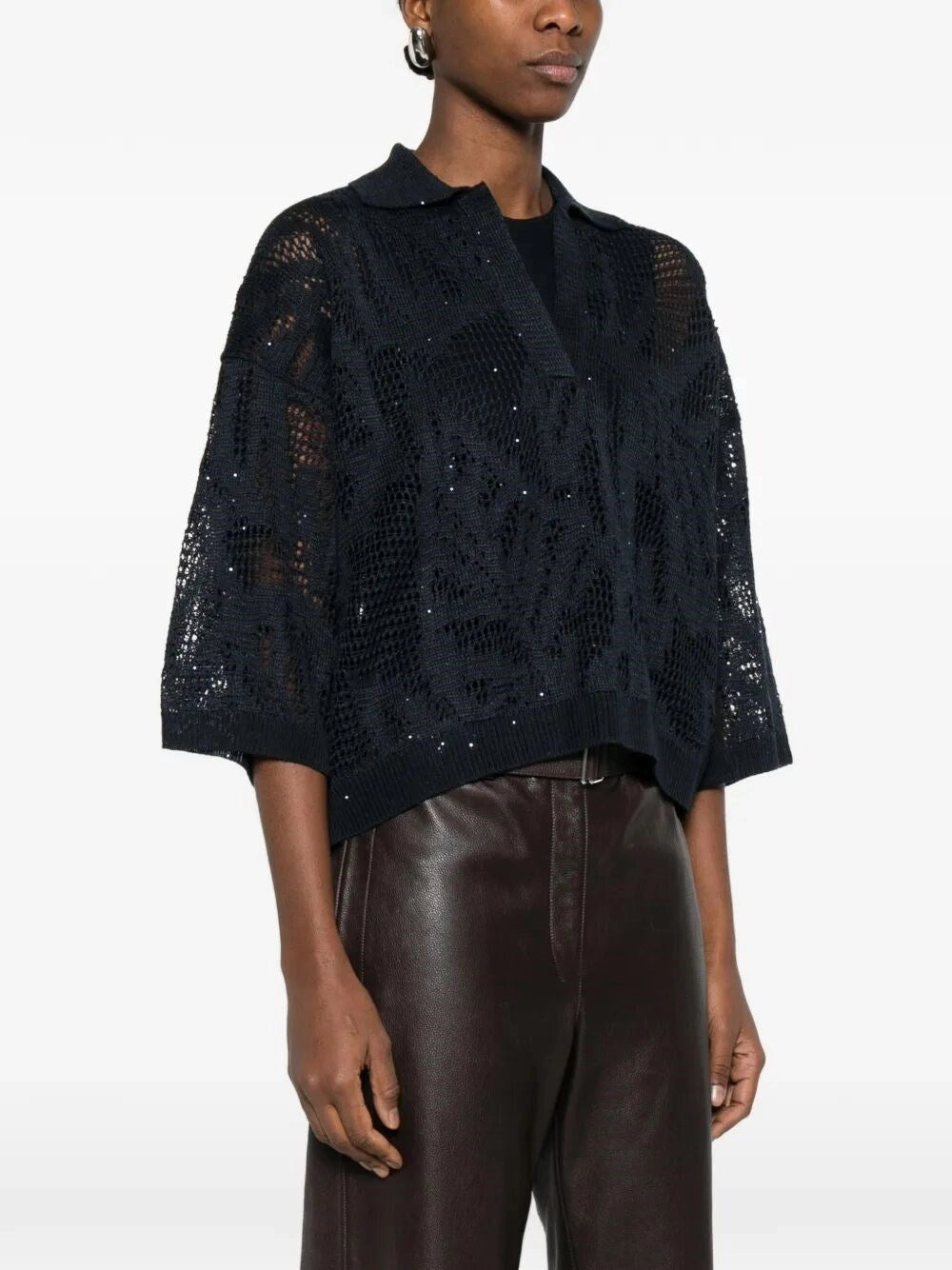 Brunello Cucinelli Women Polo Dazzling Water Lillies BRUNELLO CUCINELLI