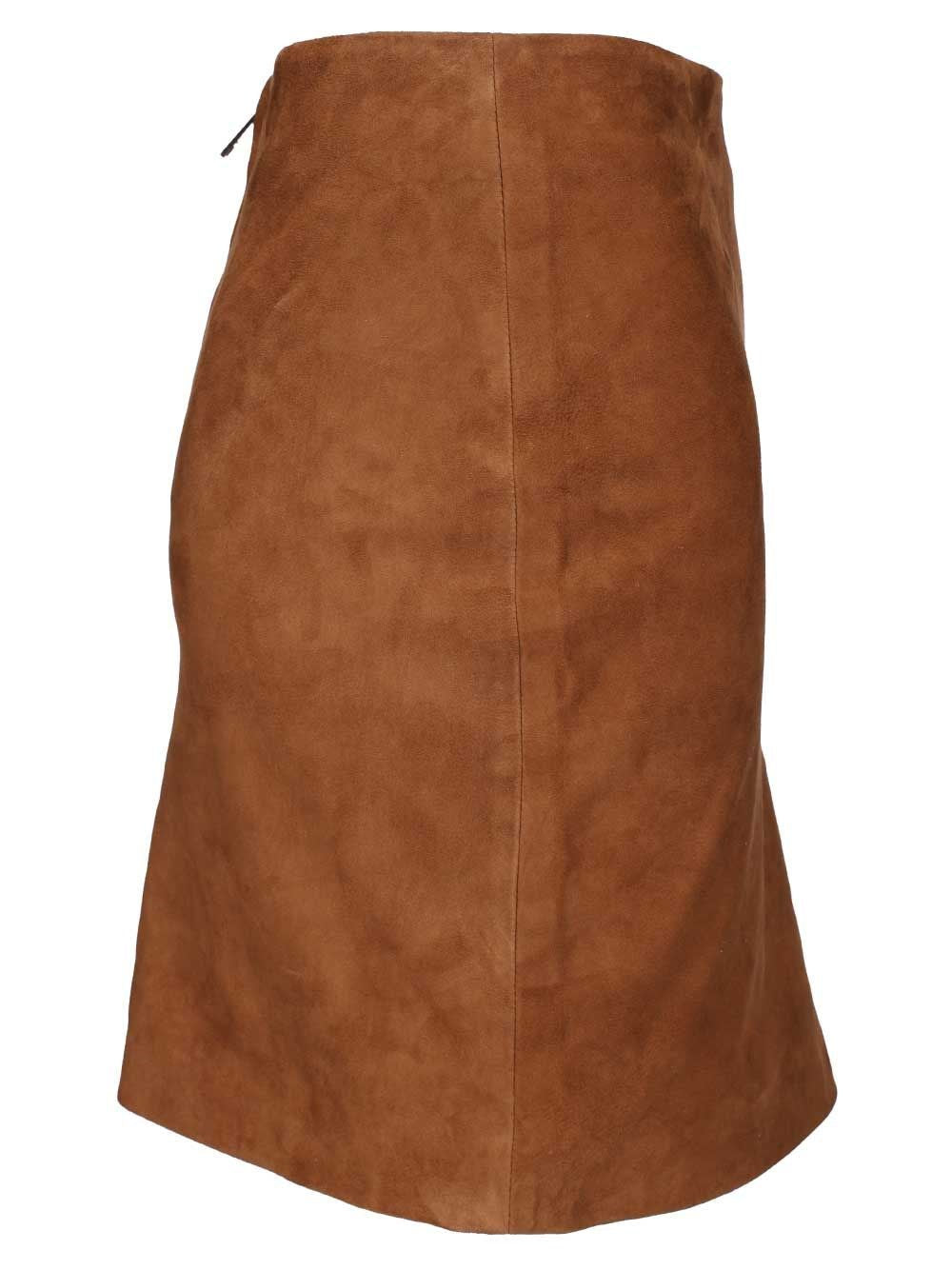 Rotate Women Suede Mini Skirt ROTATE