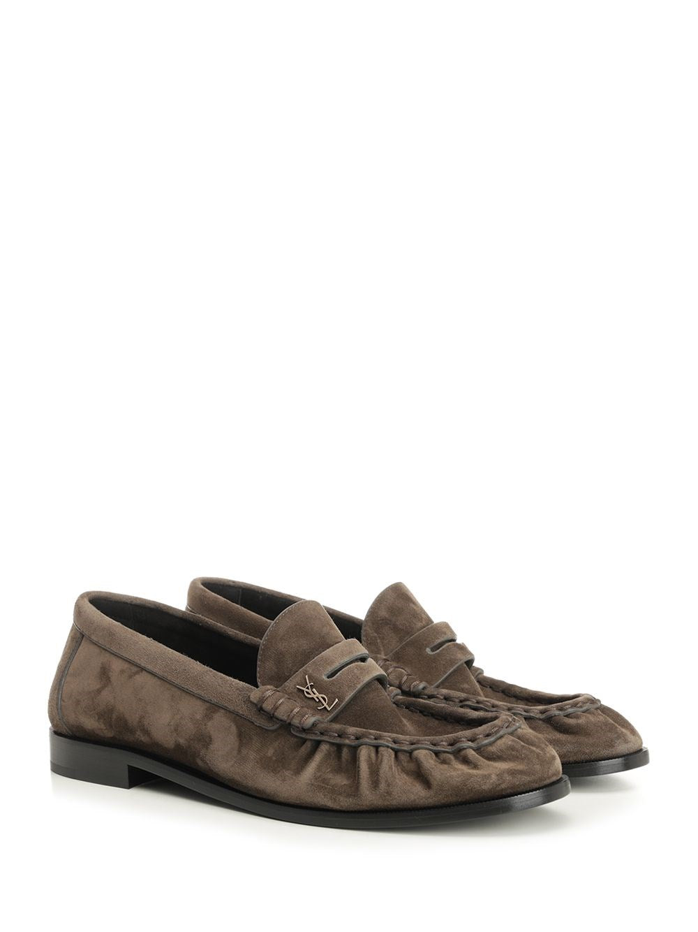 Saint Laurent Men Le Loafer Suede Moccasin SAINT LAURENT
