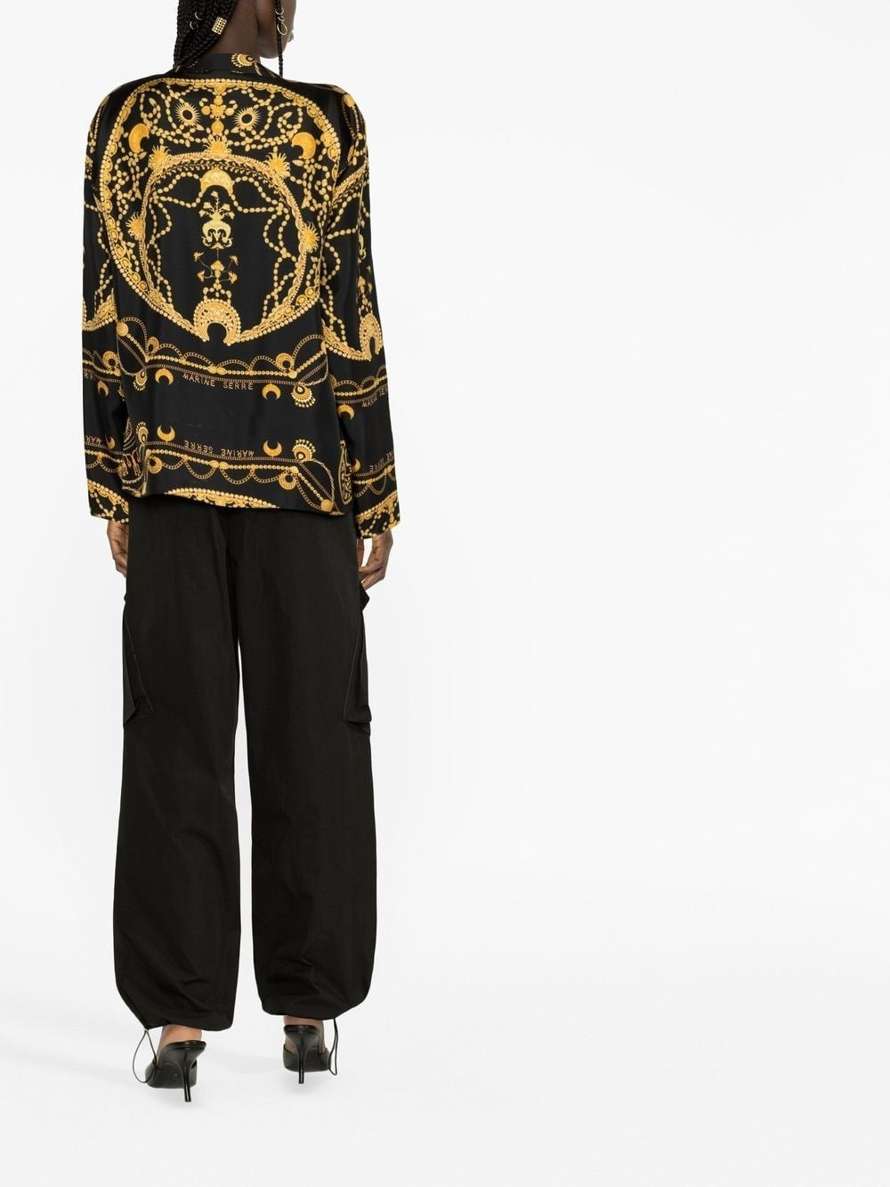 Marine Serre Women "Ornament Jewelry" Shirt MARINE SERRE
