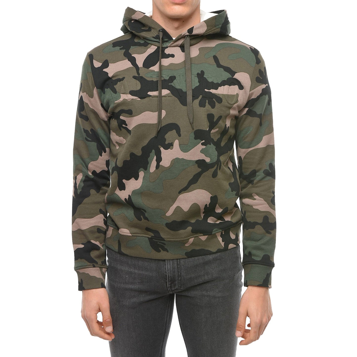 Valentino Camouflage Pattern Hoodie Sweatshirt Men VALENTINO