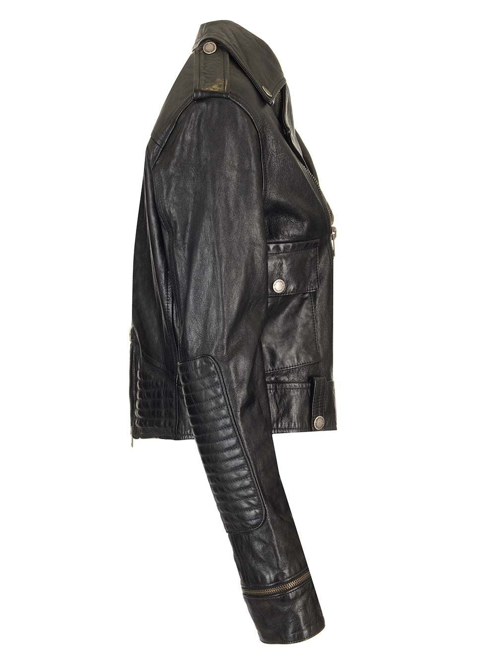Golden Goose Women Leather Biker Jacket GOLDEN GOOSE