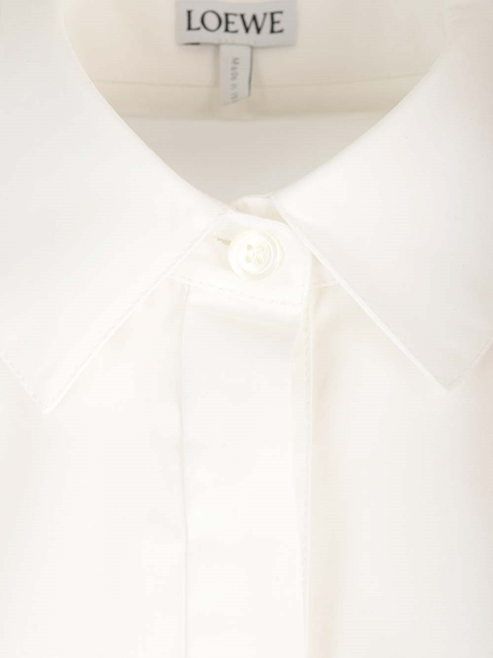 Loewe Women White "Puzzle Fold" Shirt LOEWE