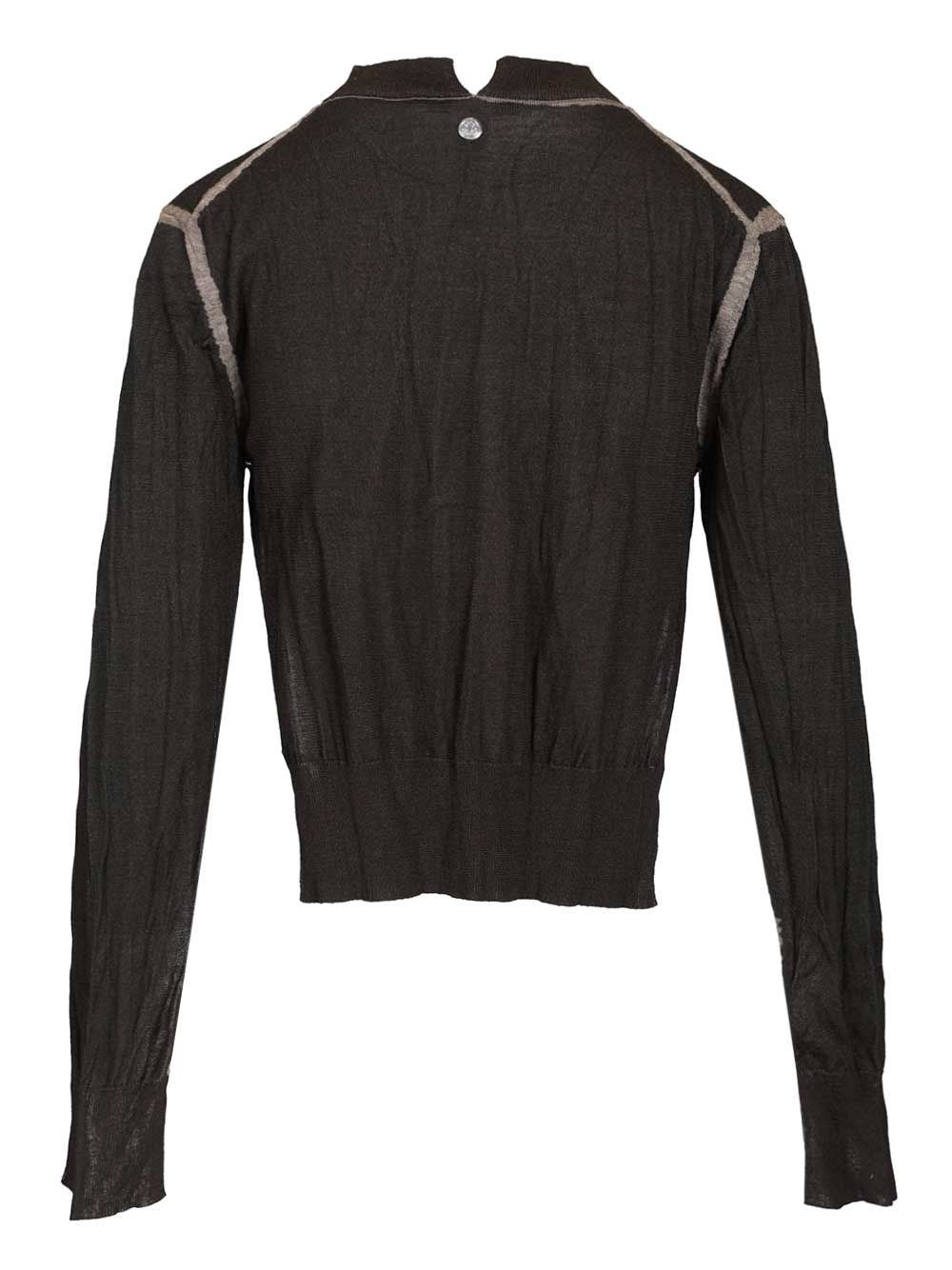 Acne Studios Women Crumpled V-Neck Sweater ACNE STUDIOS