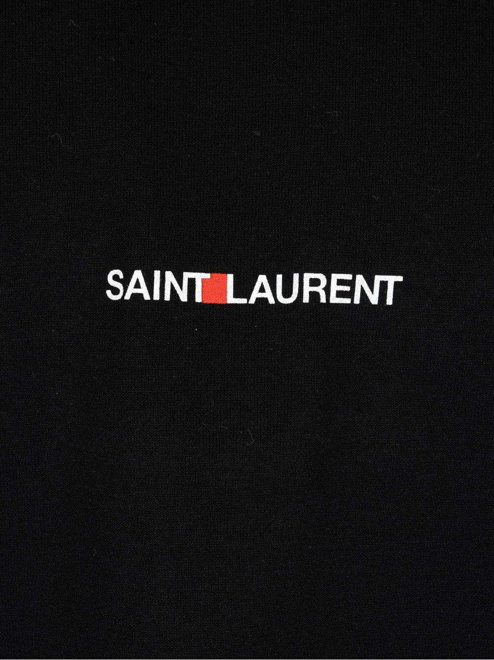 Saint Laurent Men Black Jersey T-Shirt SAINT LAURENT