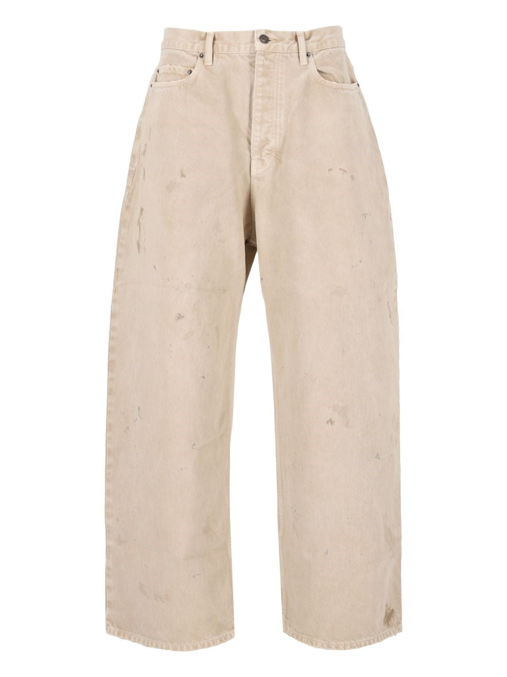 Balenciaga Men Relaxed Curved Denim Jeans BALENCIAGA