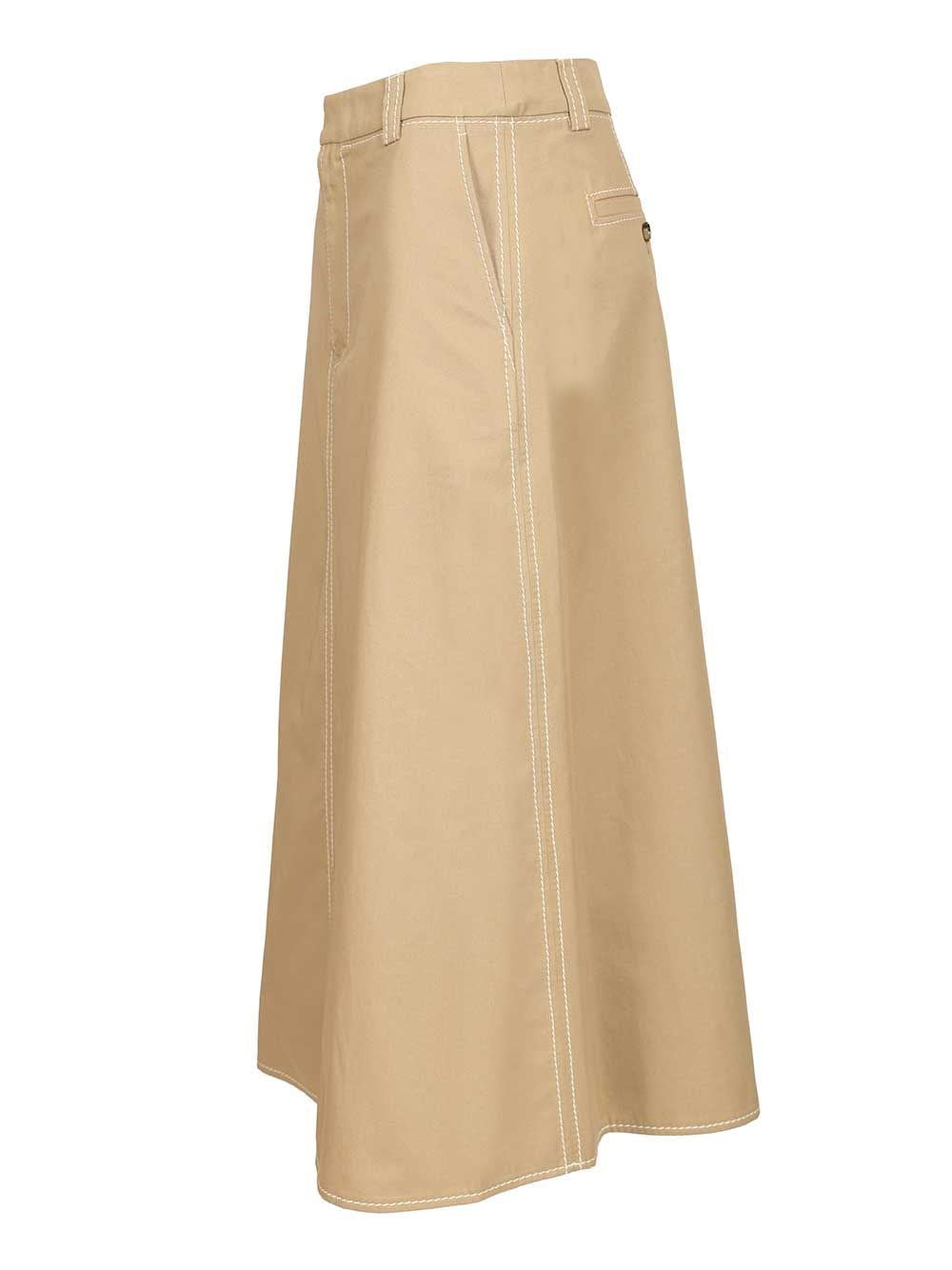 Ami Women Long A-Line Skirt AMI PARIS