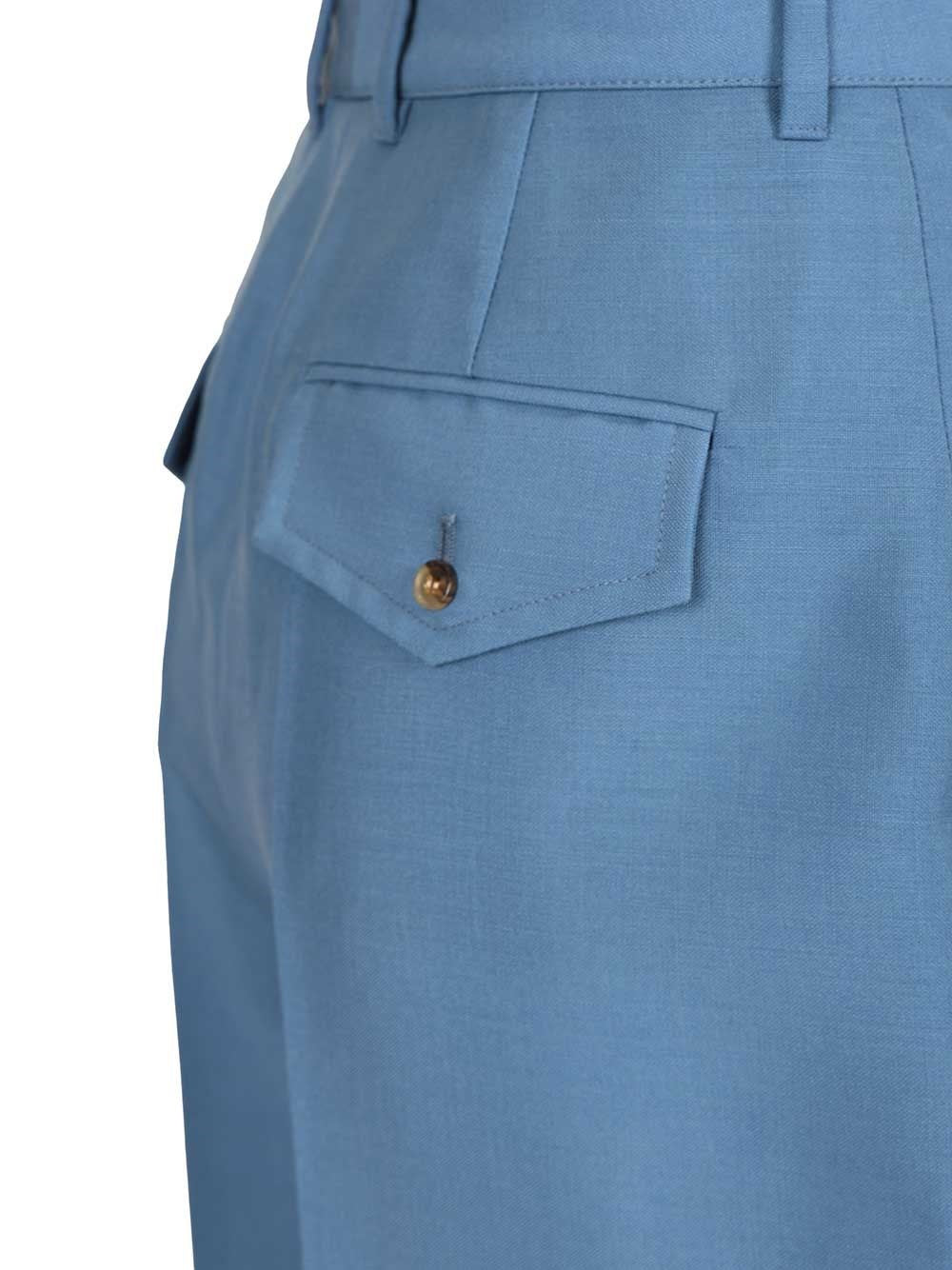 Celine Women Montauk Trousers In Wool And Mohair CELINE