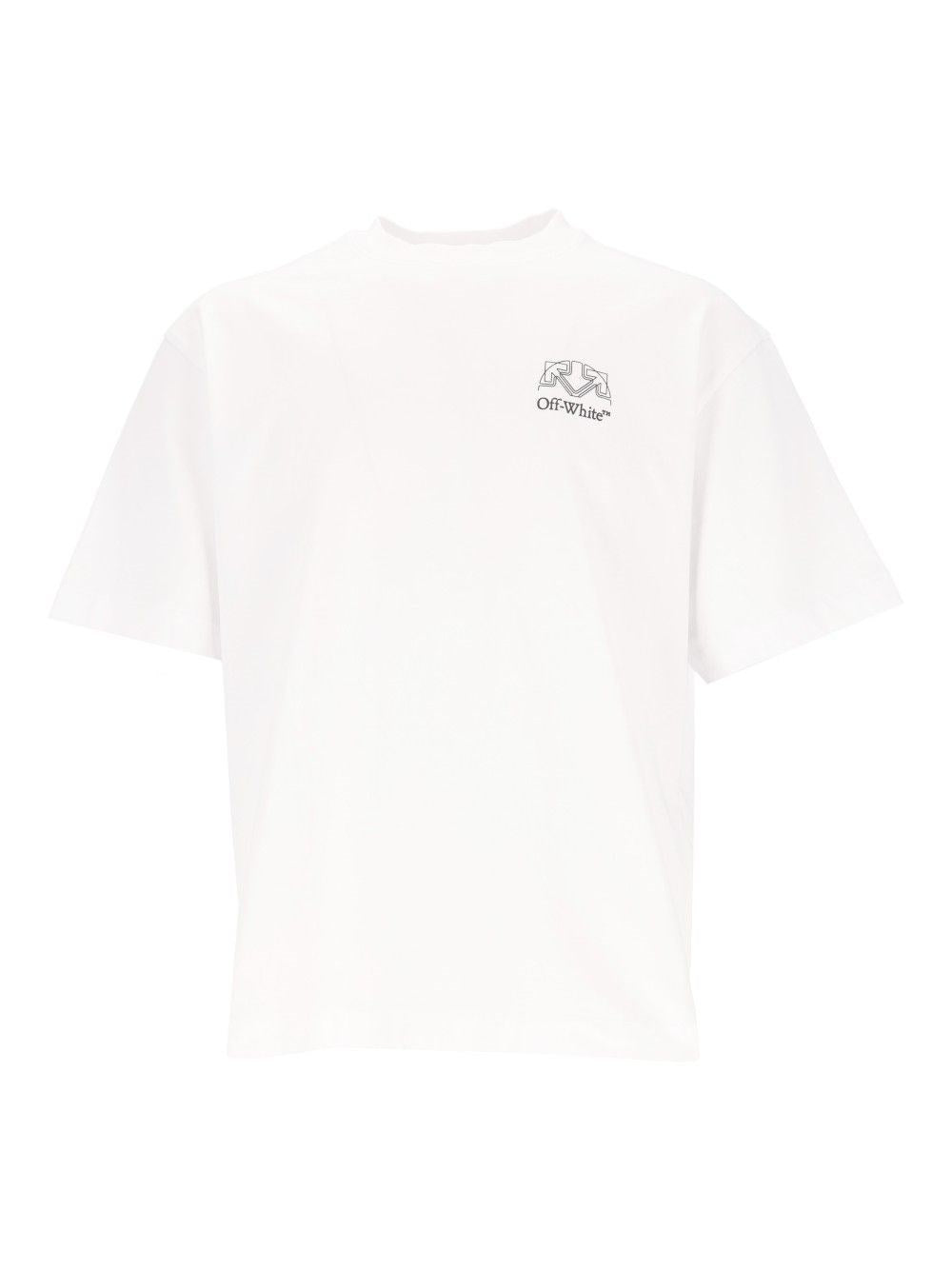 Off-White Men Skate T-Shirt Half Arrow OFF-WHITE