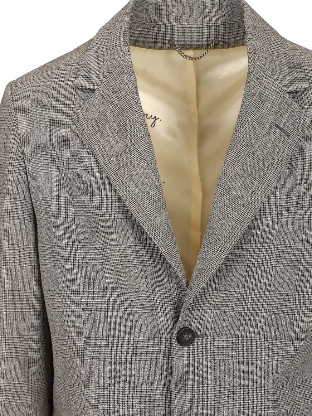 Golden Goose Men Prince Of Wales Wool Jacket