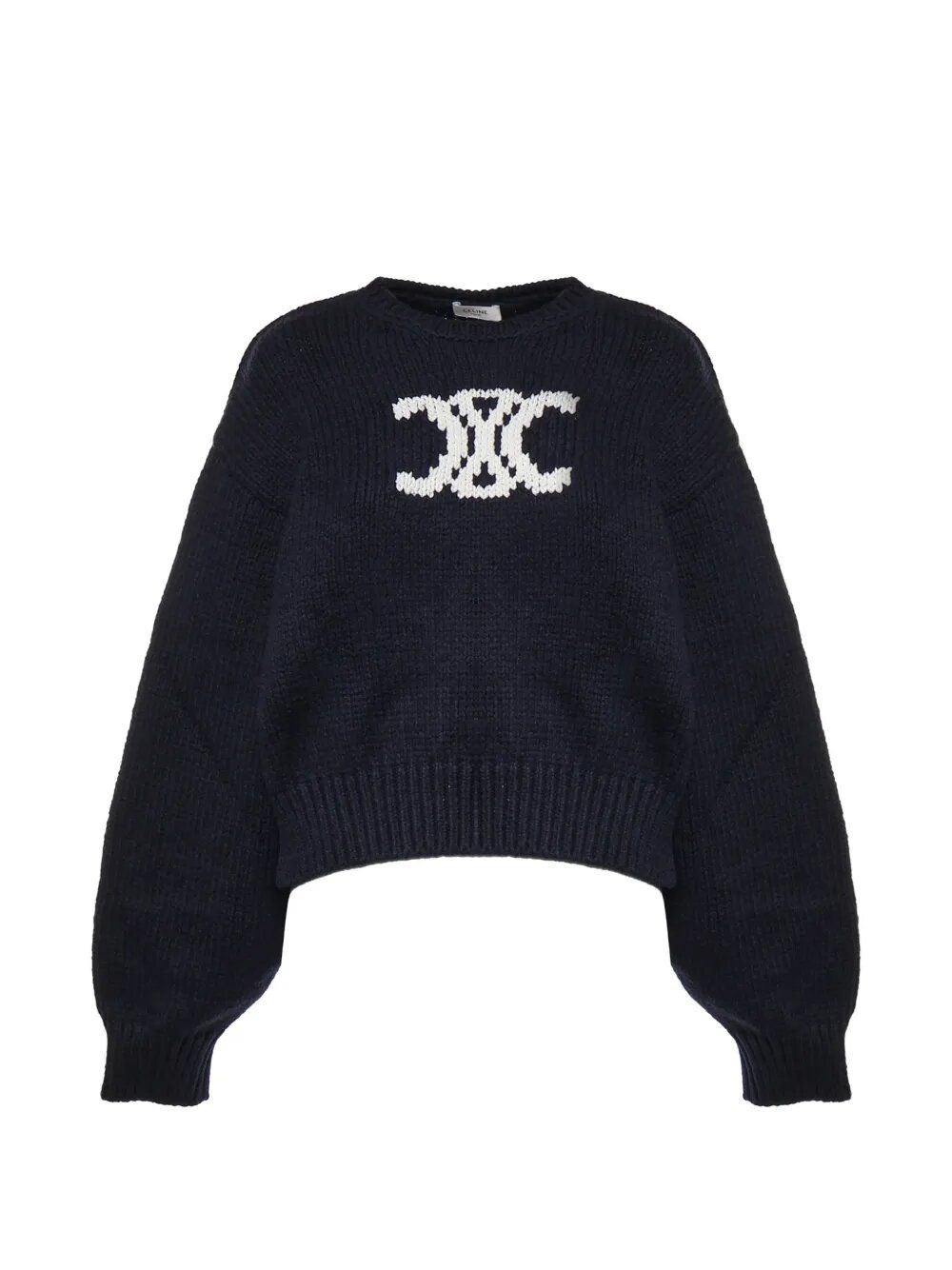 Celine Women Triomphe Jacquard Knit CELINE