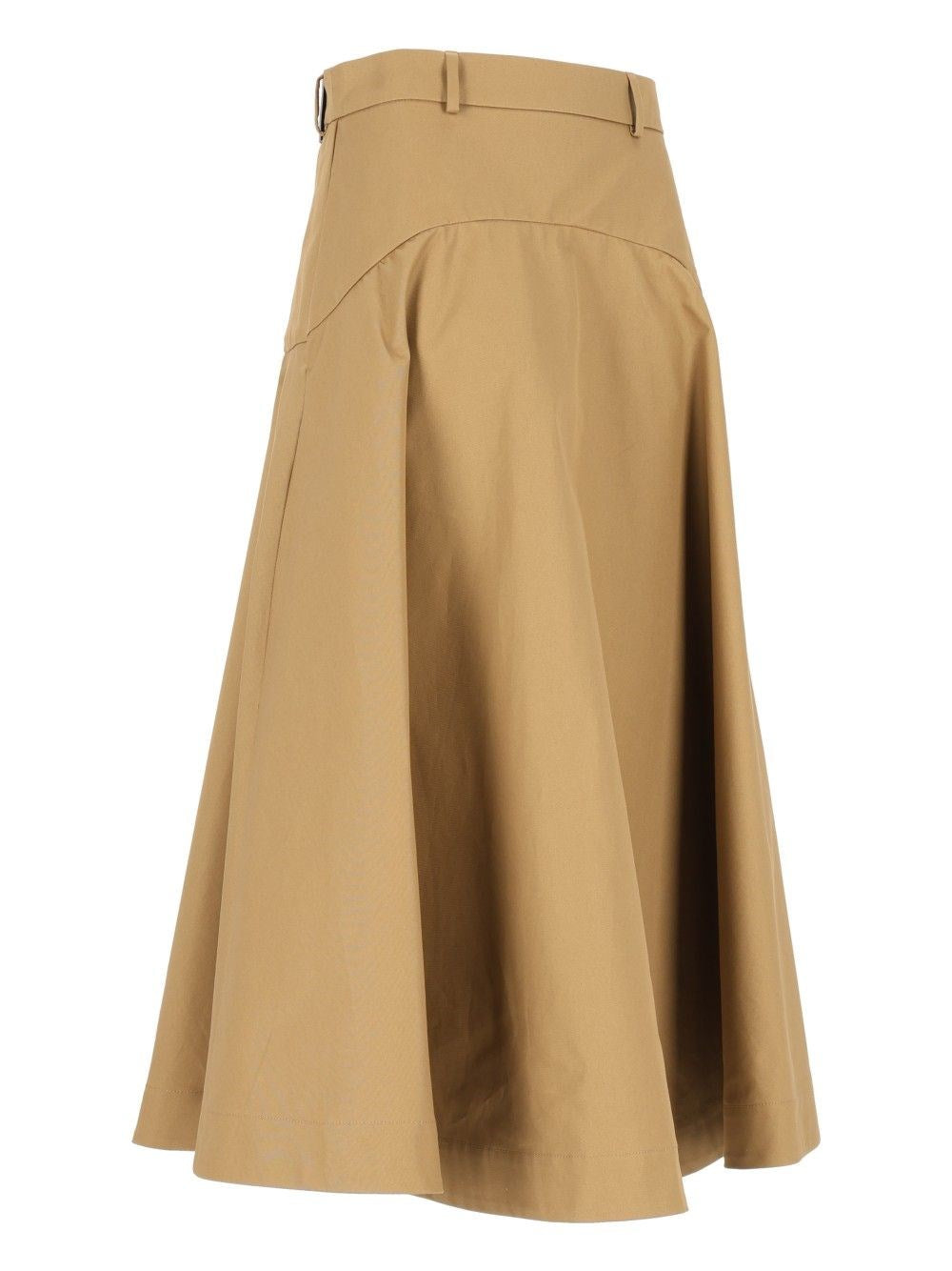 Balenciaga Women Cotton A-Line Skirt BALENCIAGA