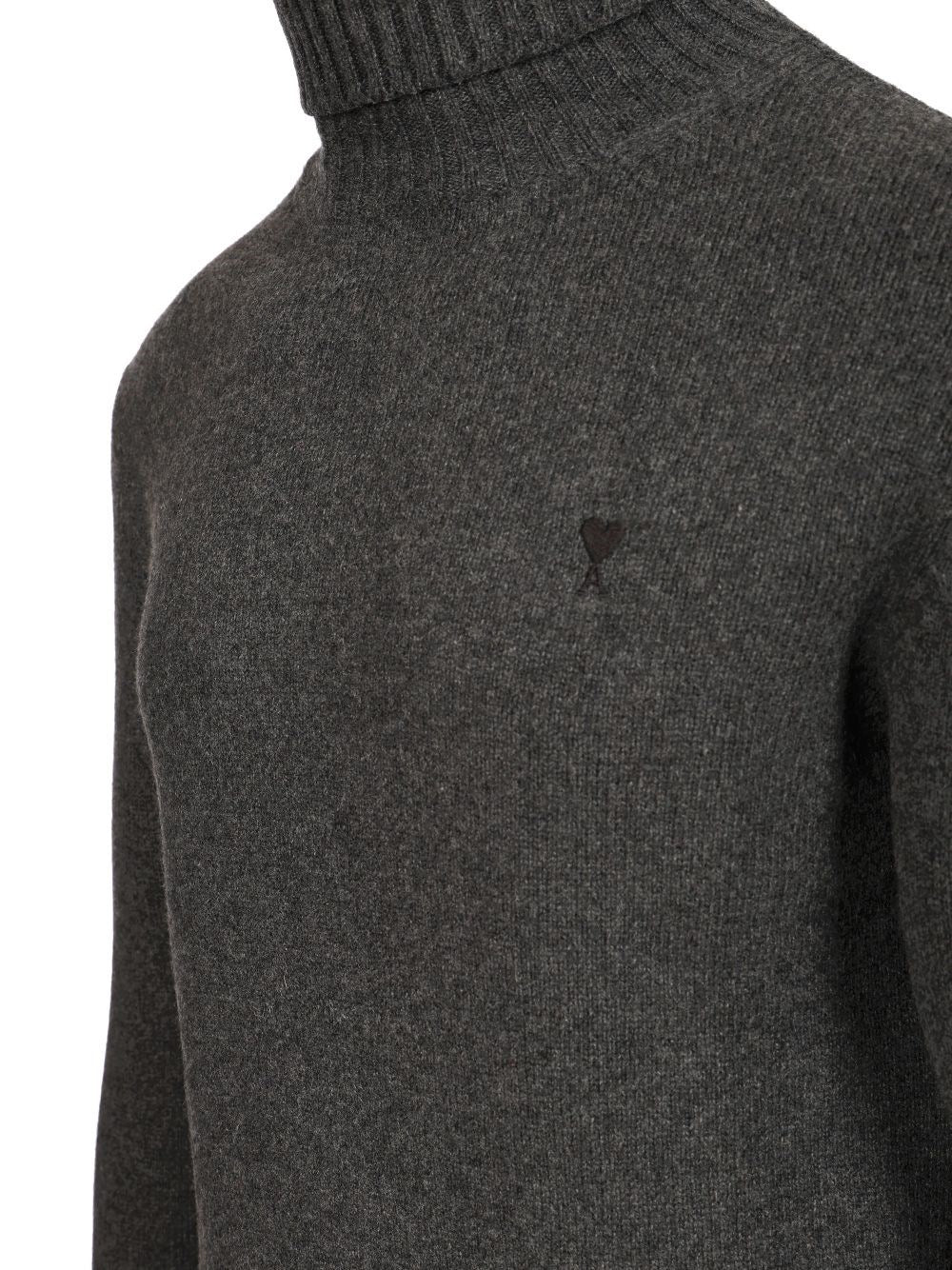 Ami Men Cashmere Turtleneck Sweater AMI PARIS