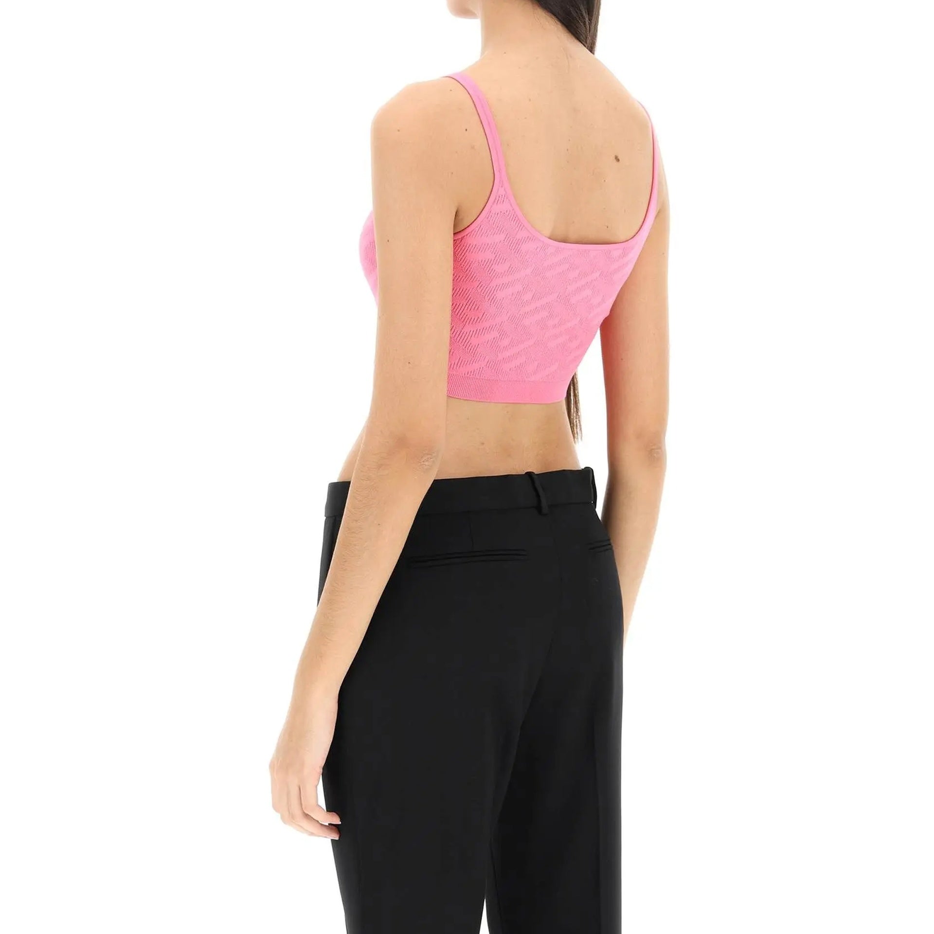 Versace La Greca Cropped Top Women VERSACE