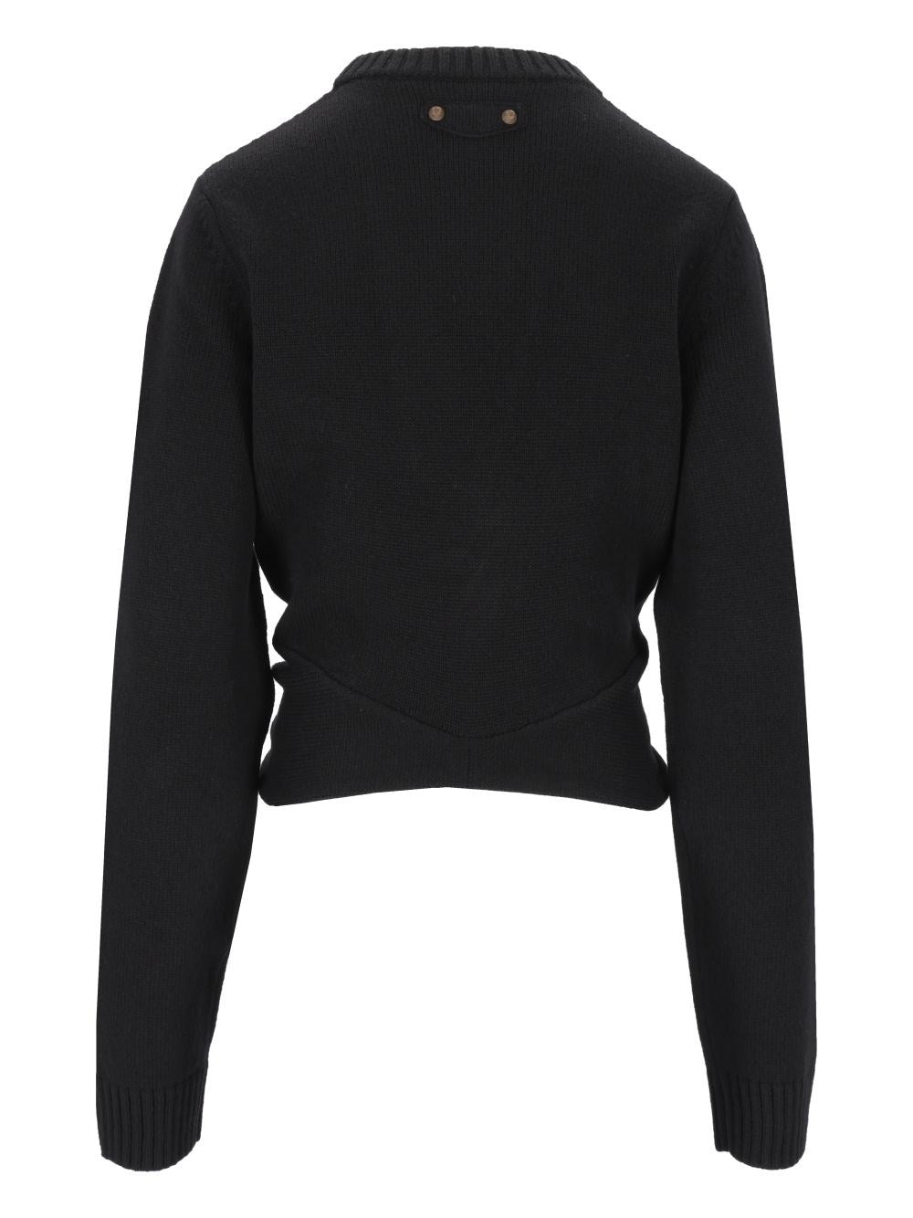 Balenciaga Women Sweater With A Knotted Waist BALENCIAGA