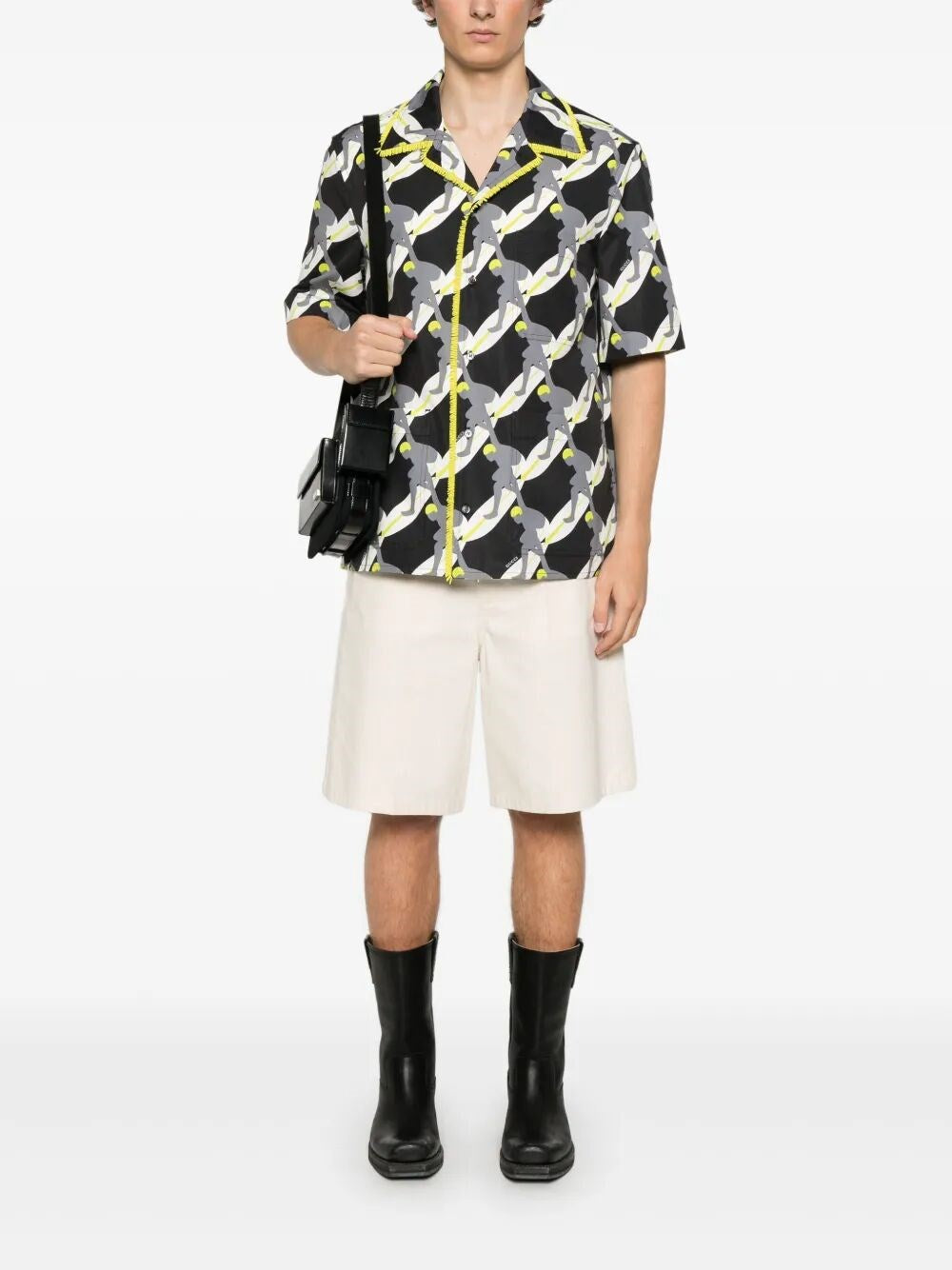 Gucci Men `Twisted Surf On Pop` Print Shirt GUCCI