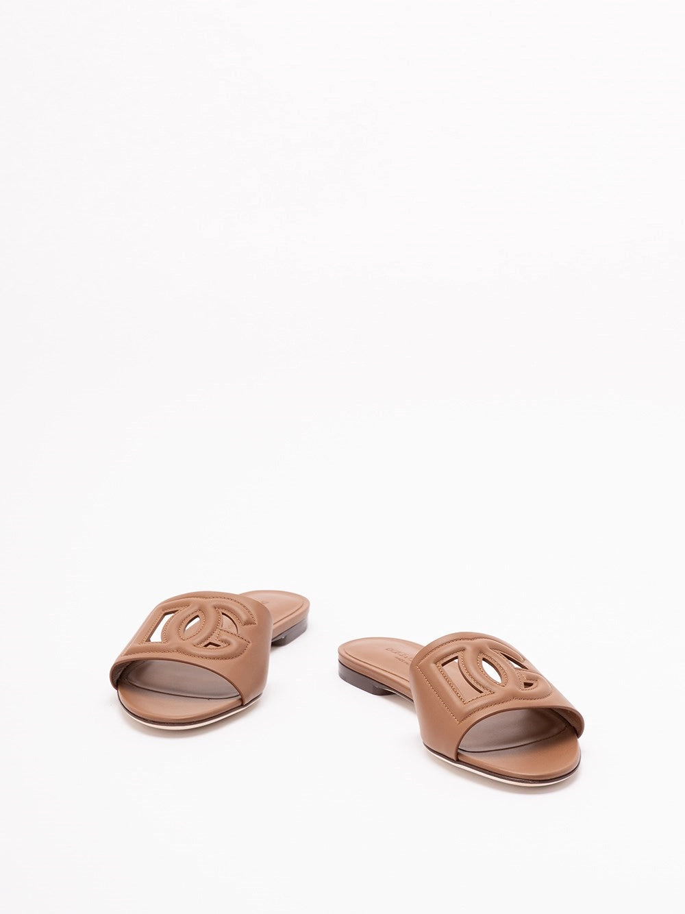 Dolce & Gabbana Women Sliders With `Dg` Logo DOLCE & GABBANA