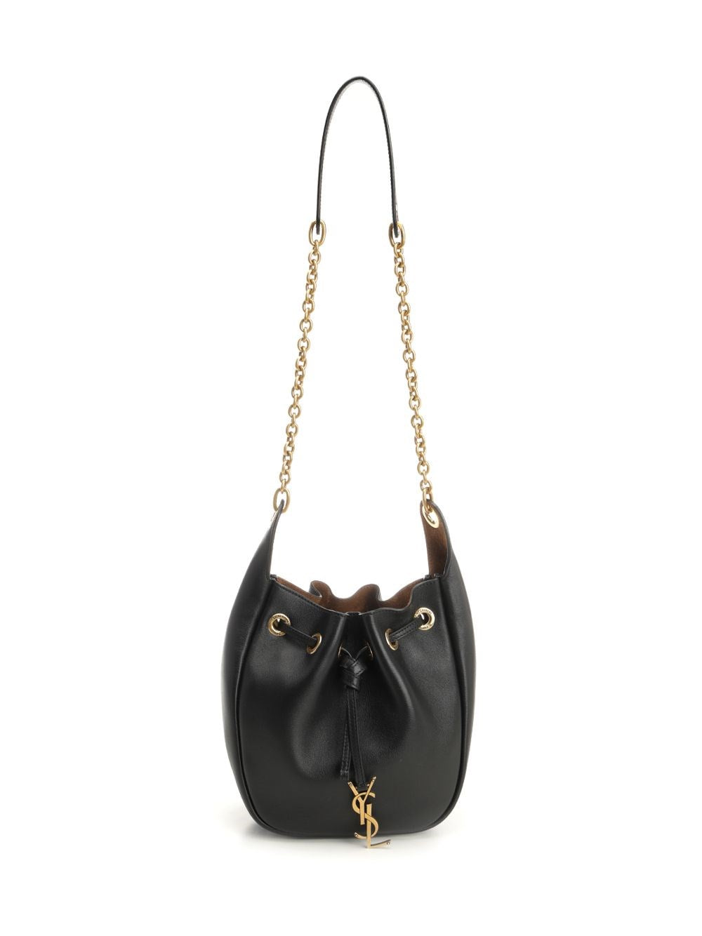 Saint Laurent Women Leather Bucket Bag SAINT LAURENT
