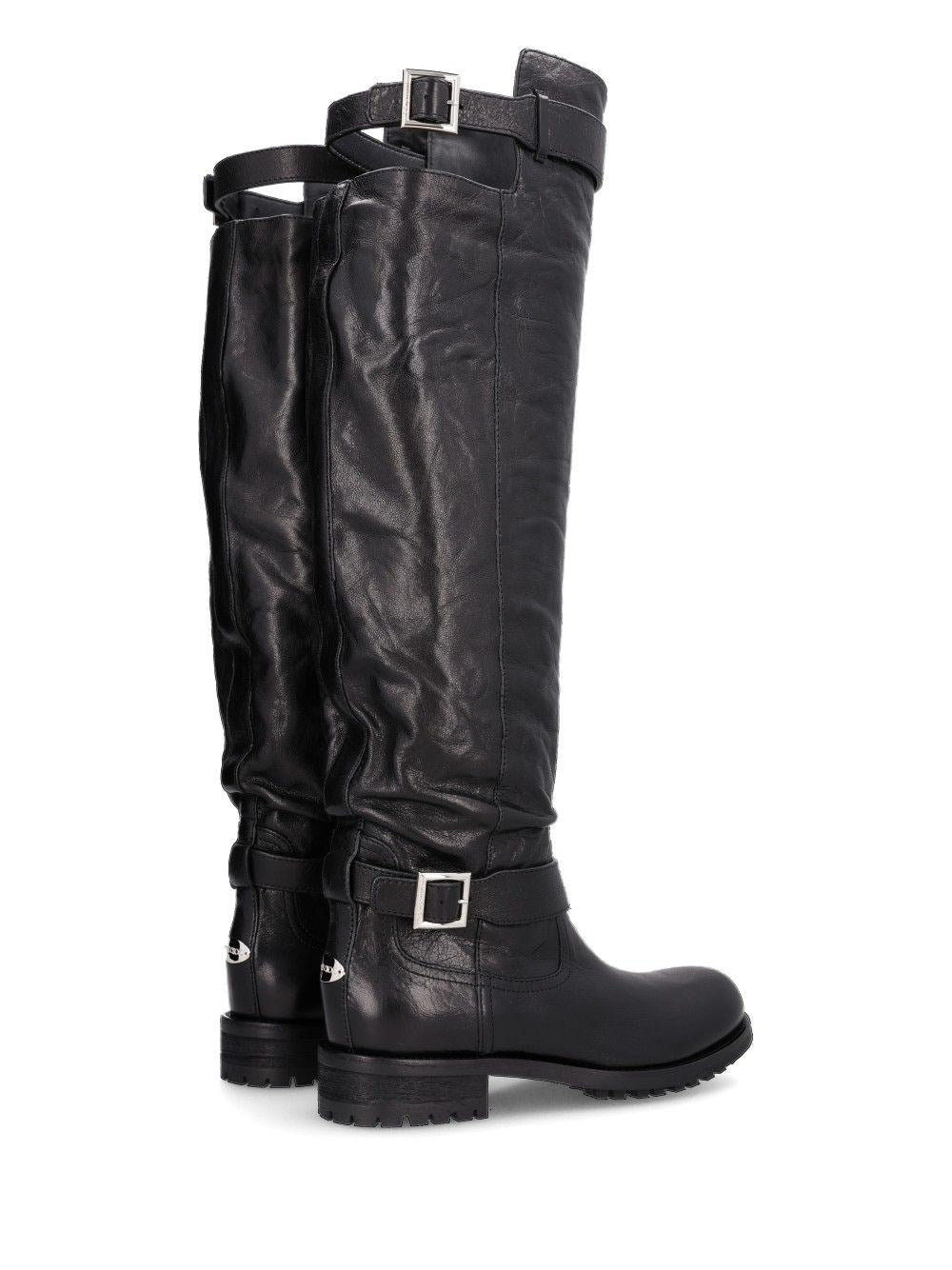 Jimmy Choo Women Biker Knee Boot JIMMY CHOO