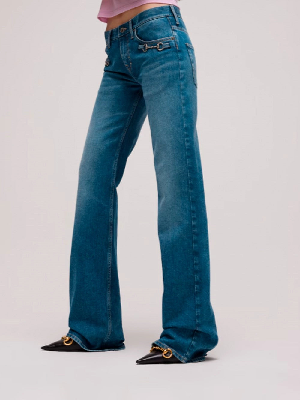Gucci Women Low Rise Flare Pants GUCCI