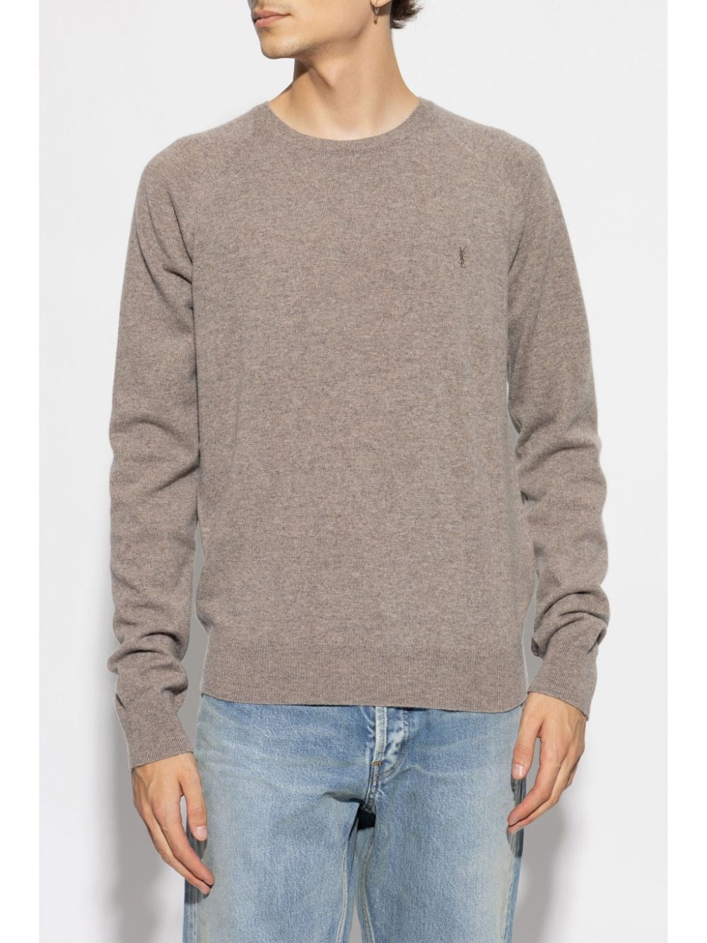 Saint Laurent Men Crew-Neck Sweater SAINT LAURENT